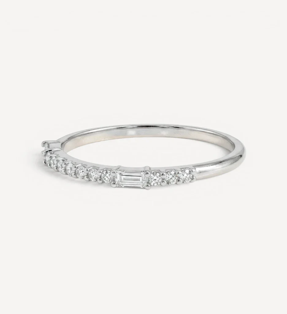 Diamond Morse Code Ring | BESTIE - Image 7
