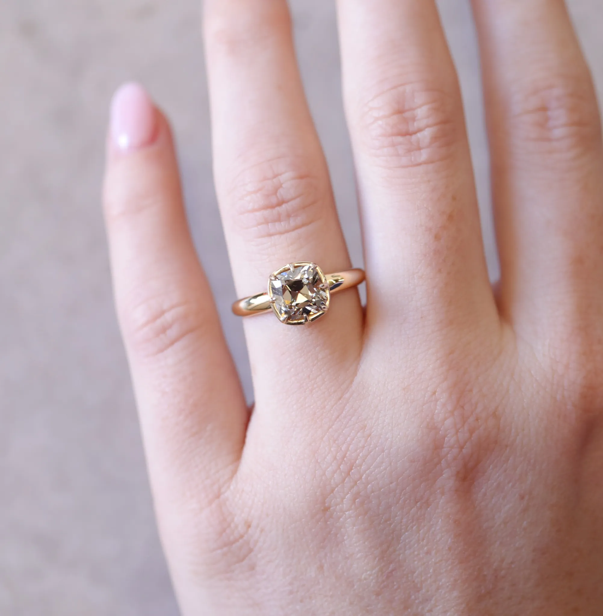 2.01ct Antique Cushion Diamond | One Of A Kind - Image 3
