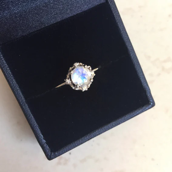 Adria | moonstone & diamonds - Image 3