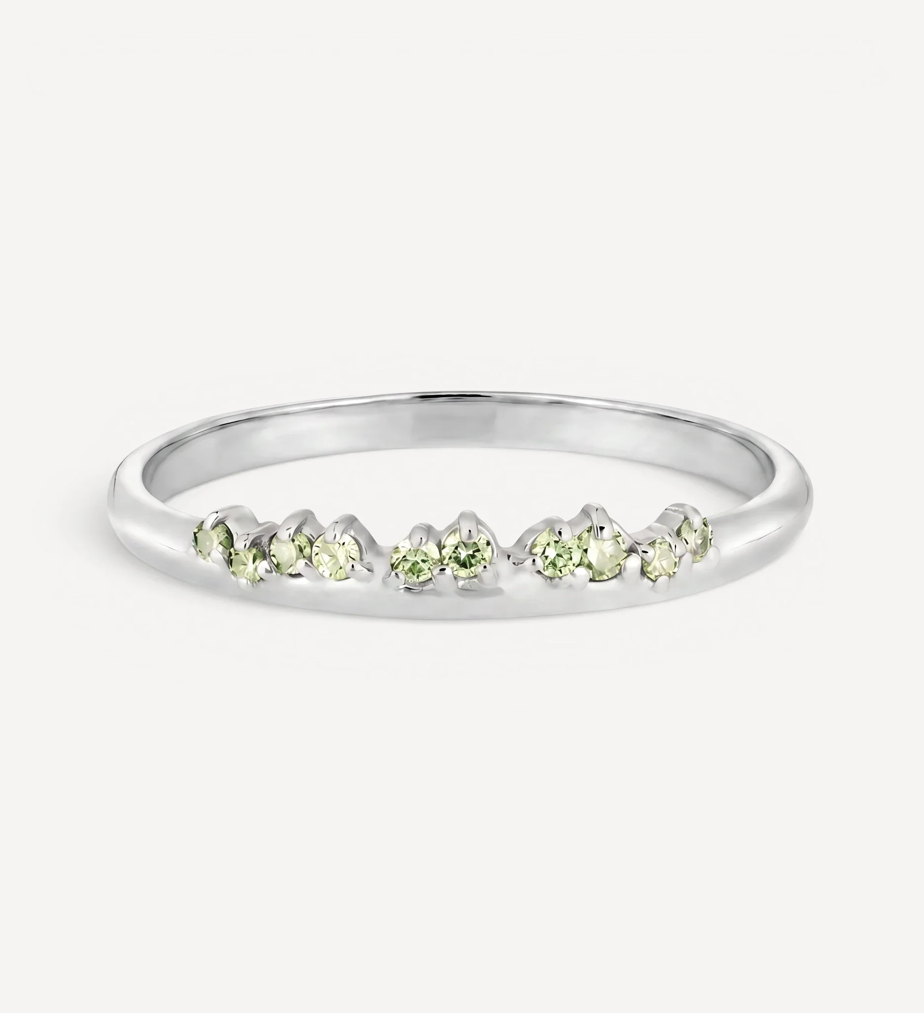 Amara Ring | green diamonds - Image 6