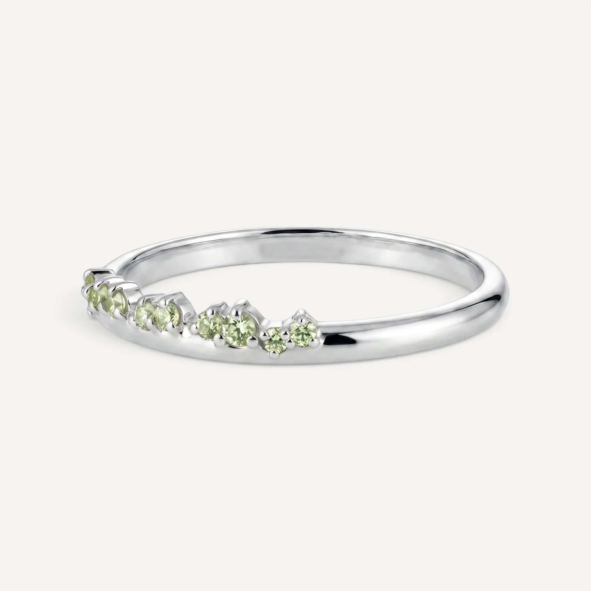 Amara Ring | green diamonds - Image 8