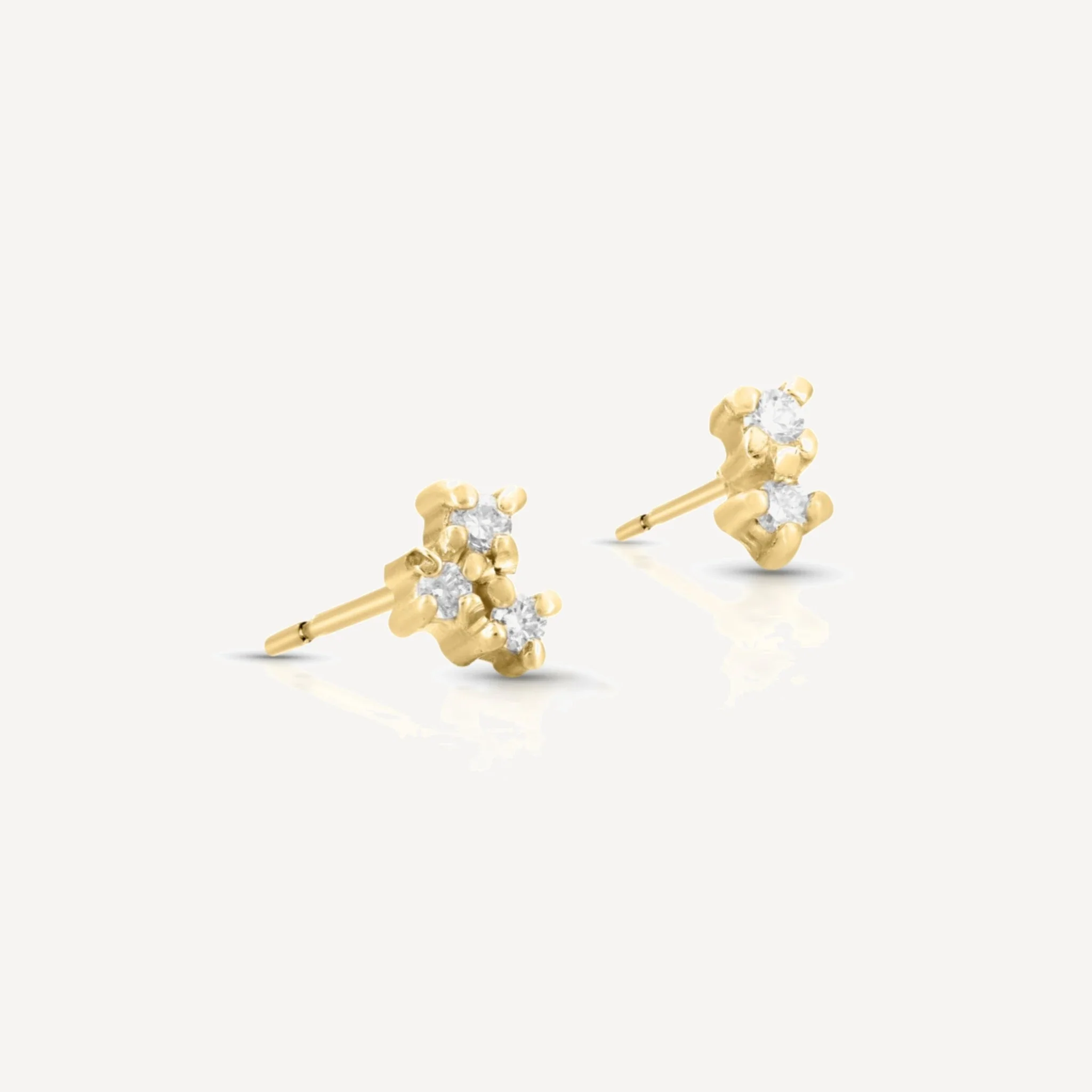 Clessa studs | white diamonds - Image 3