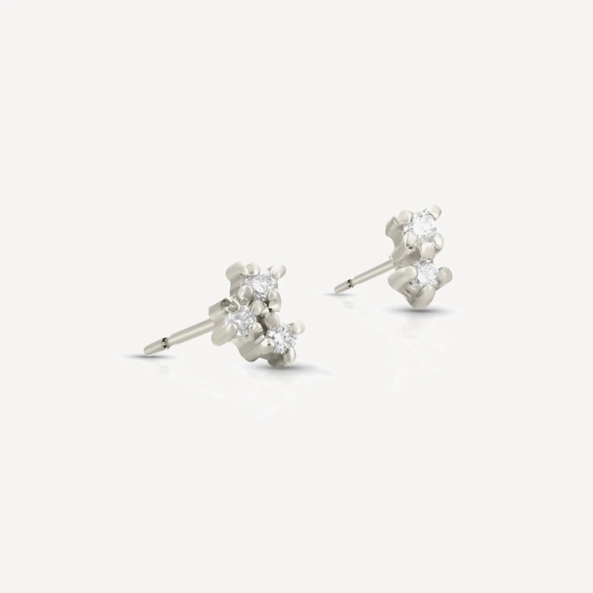 Clessa studs | white diamonds - Image 6