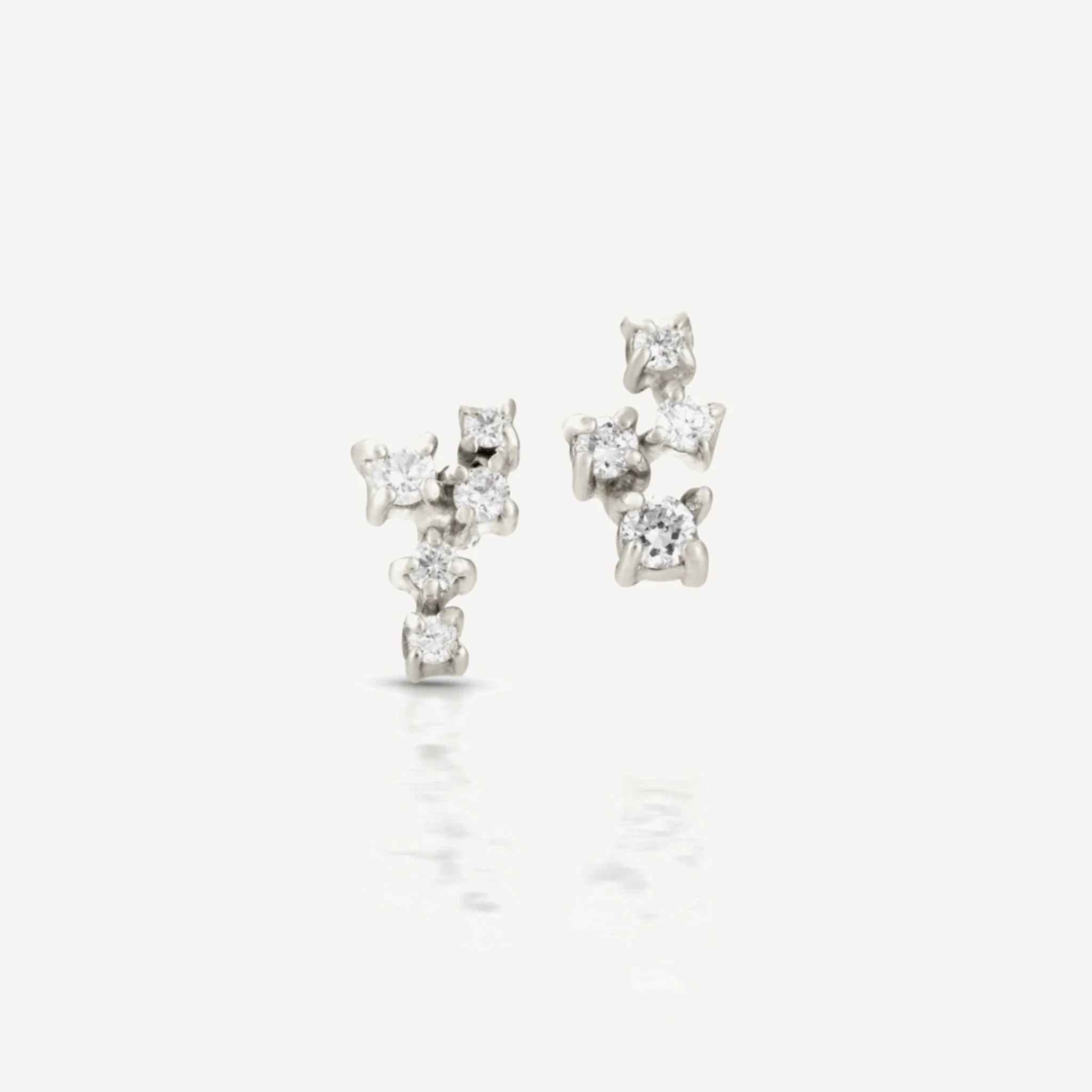 Estrella studs | white diamonds - Image 5