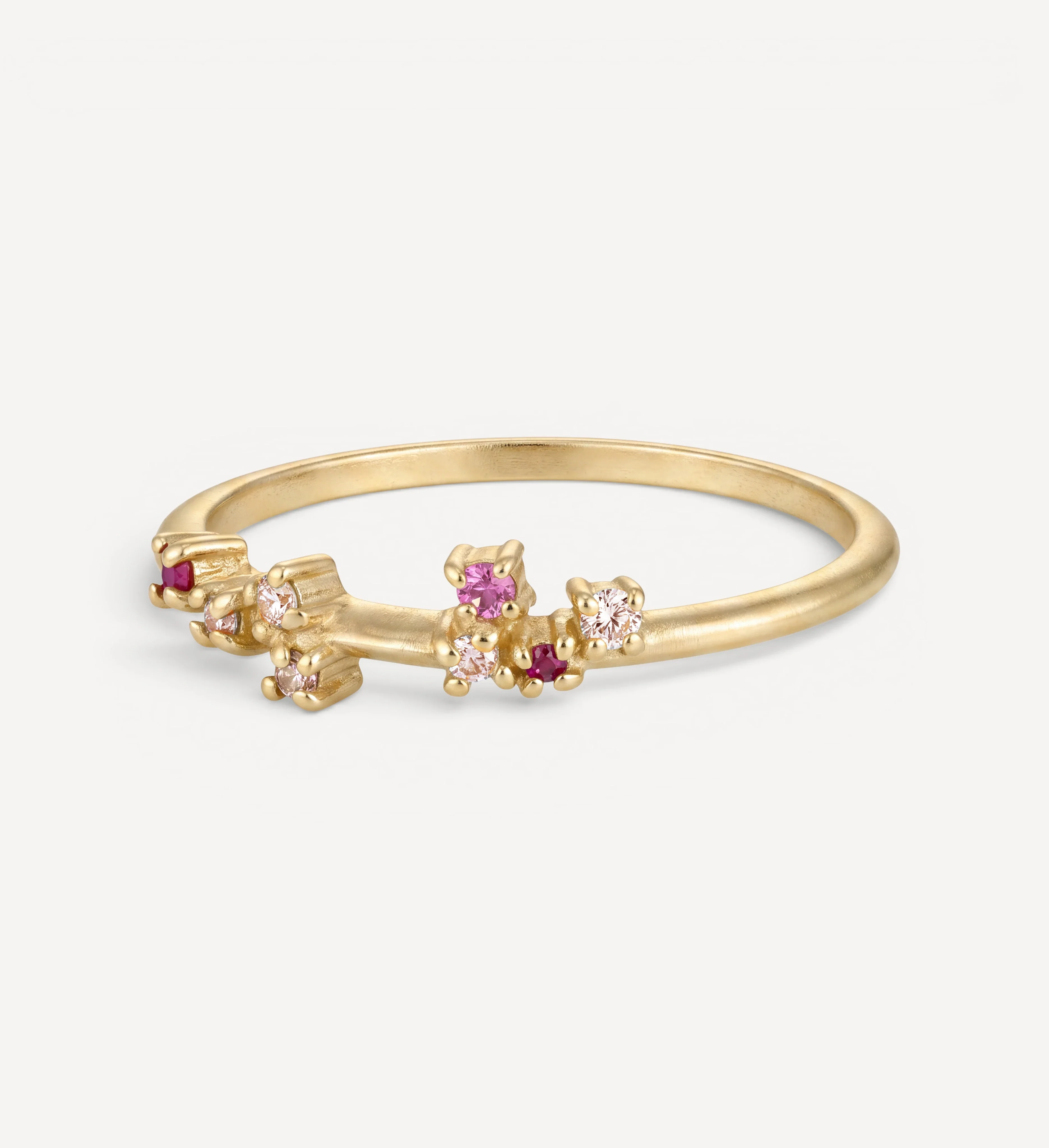 Ayla ring | rubies & champagne diamonds - Image 3