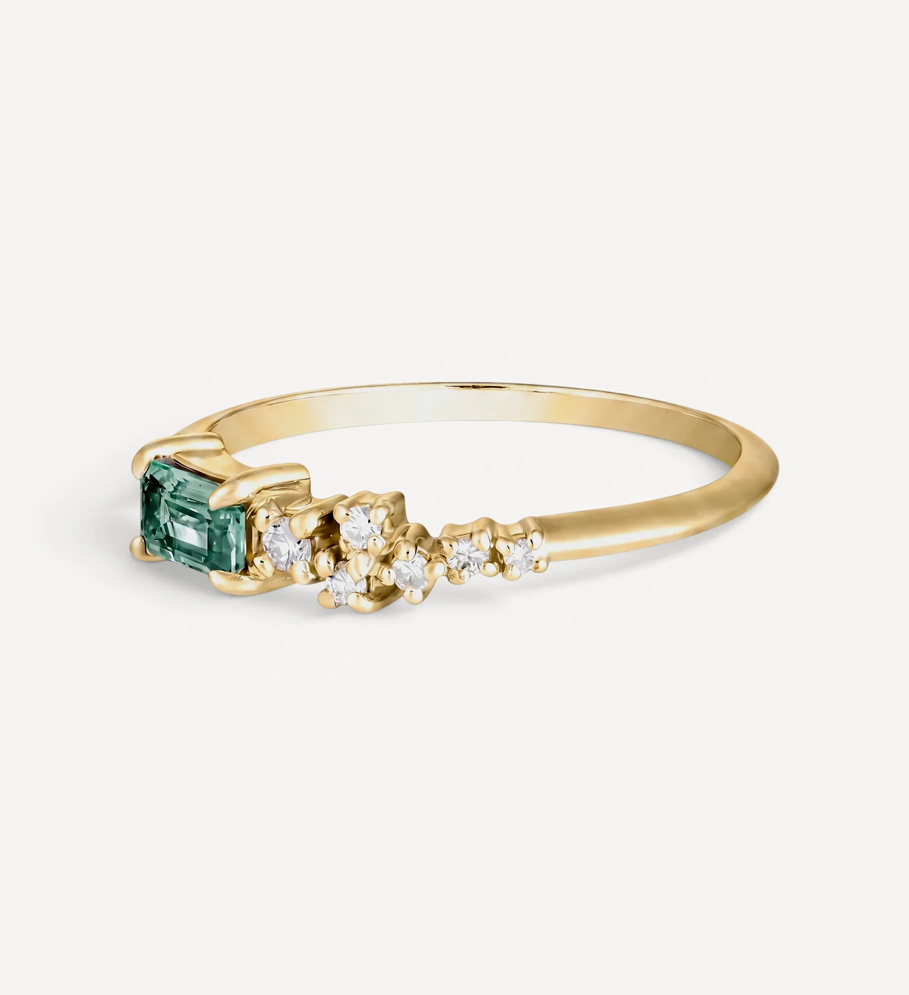 Efina ring | green sapphire - Image 5