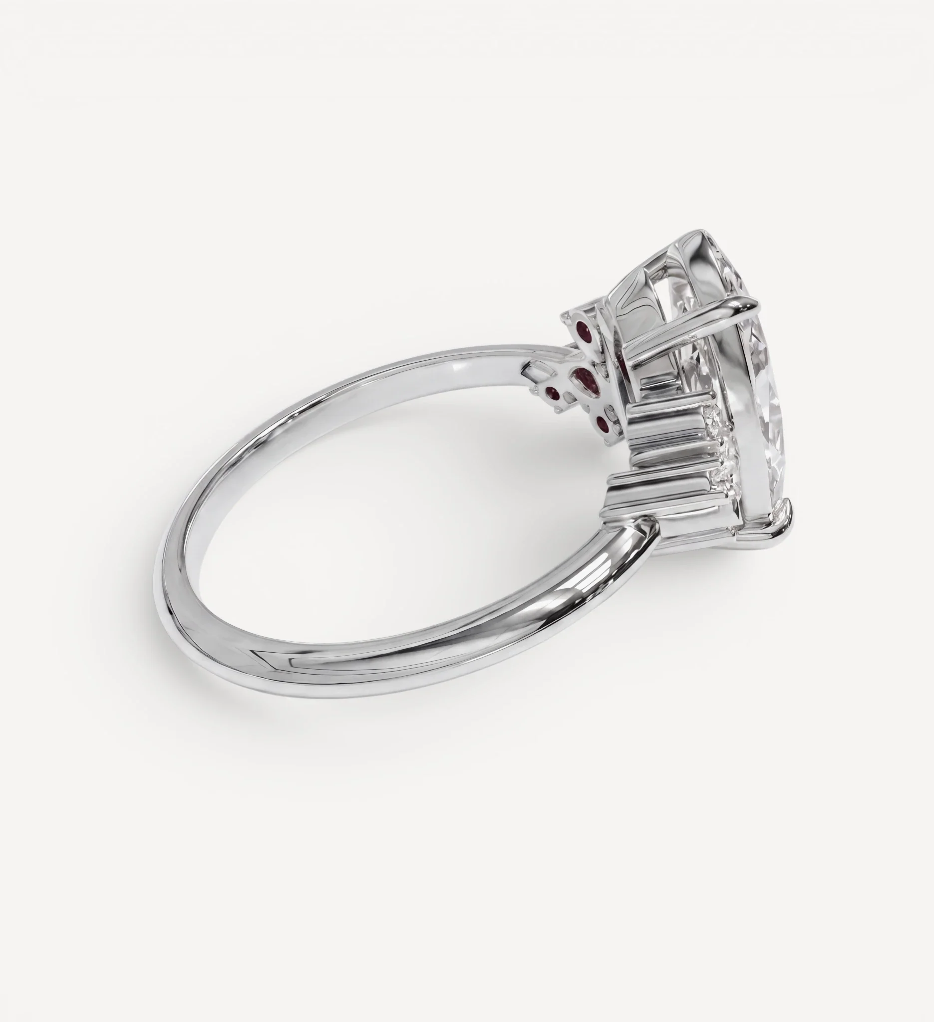 Daphne Cluster Ring | Moval Diamond - Image 10