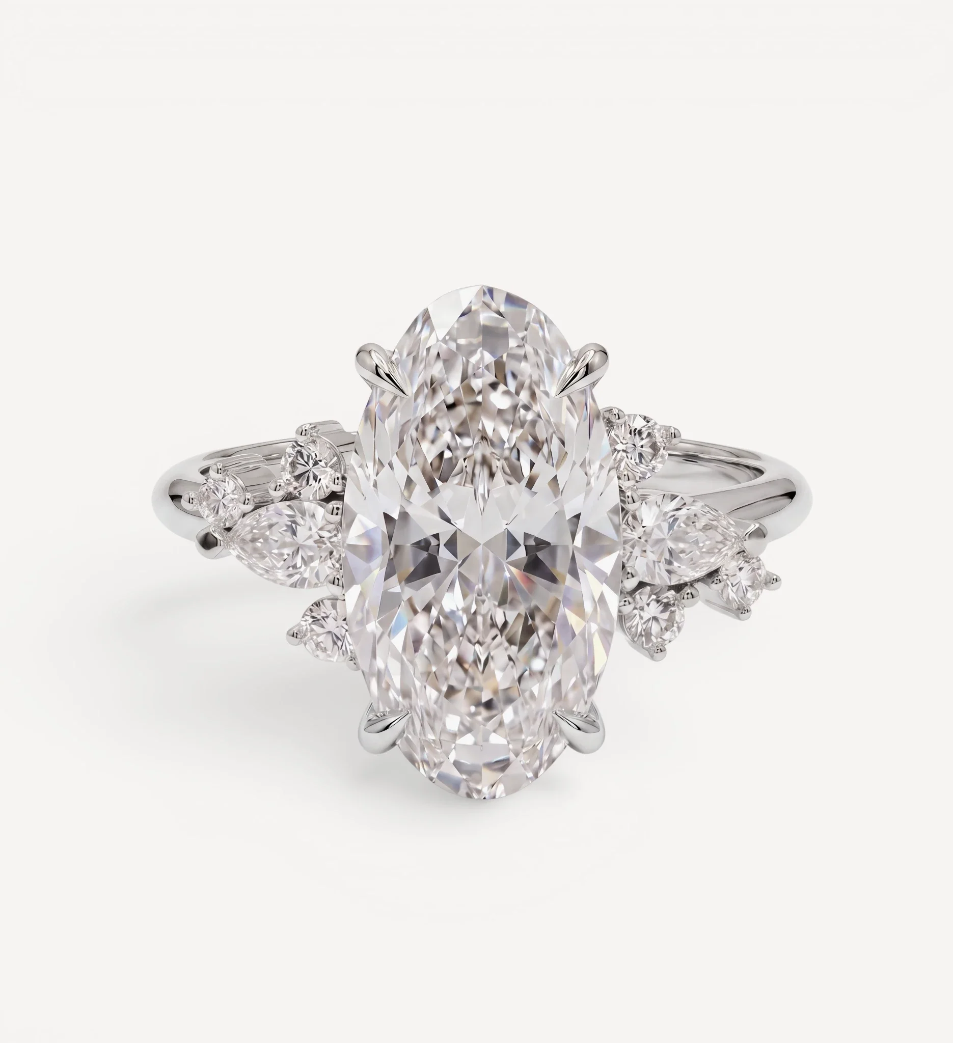 Daphne Cluster Ring | Moval Diamond - Image 8