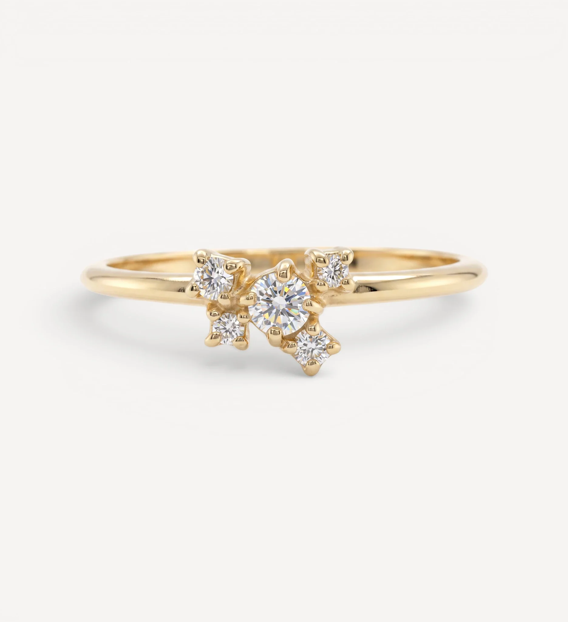 Dela Cluster ring | diamond