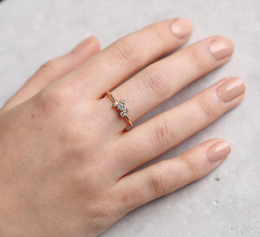 Dela Cluster ring | diamond - Image 2