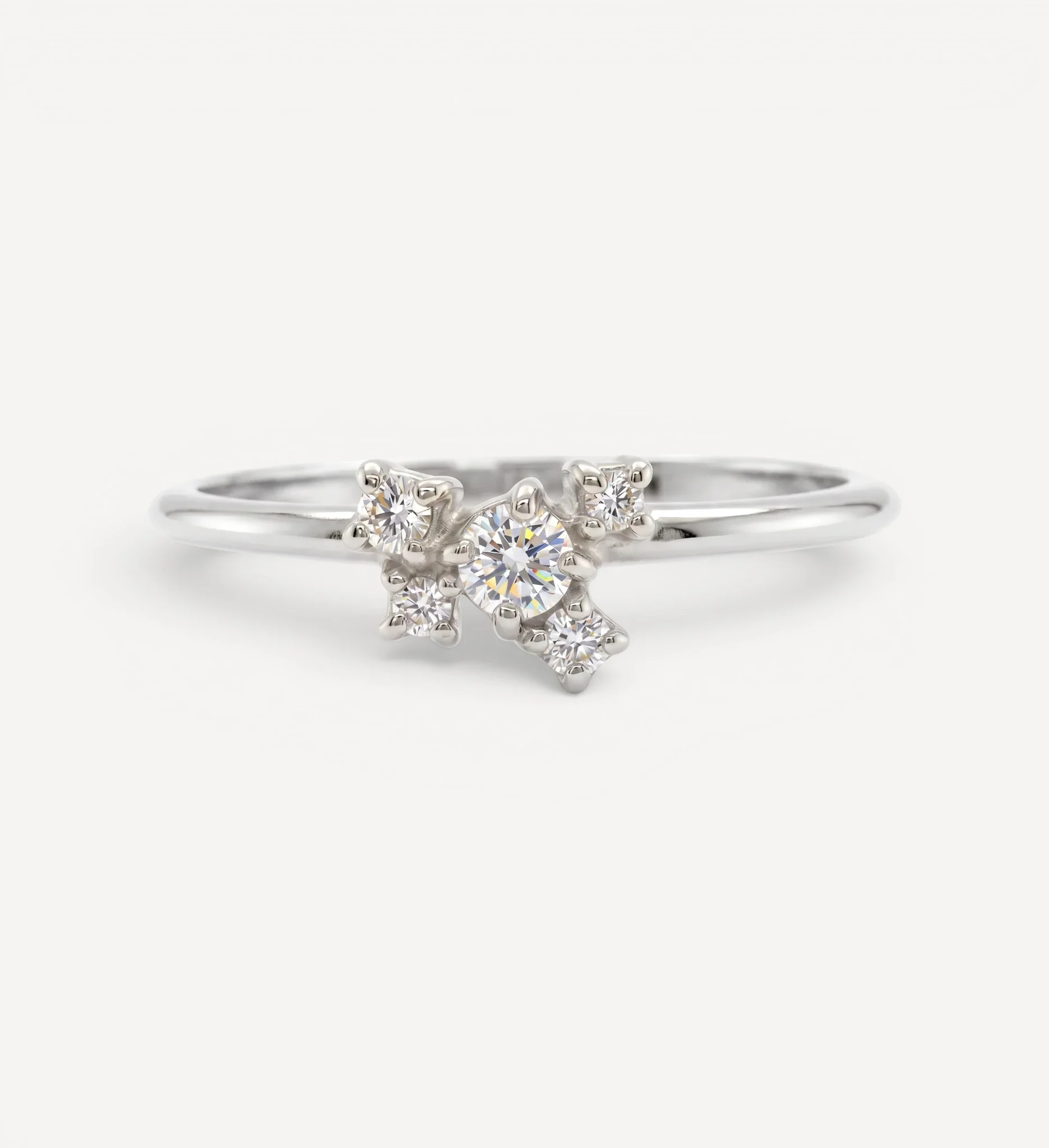 Dela Cluster ring | diamond - Image 5