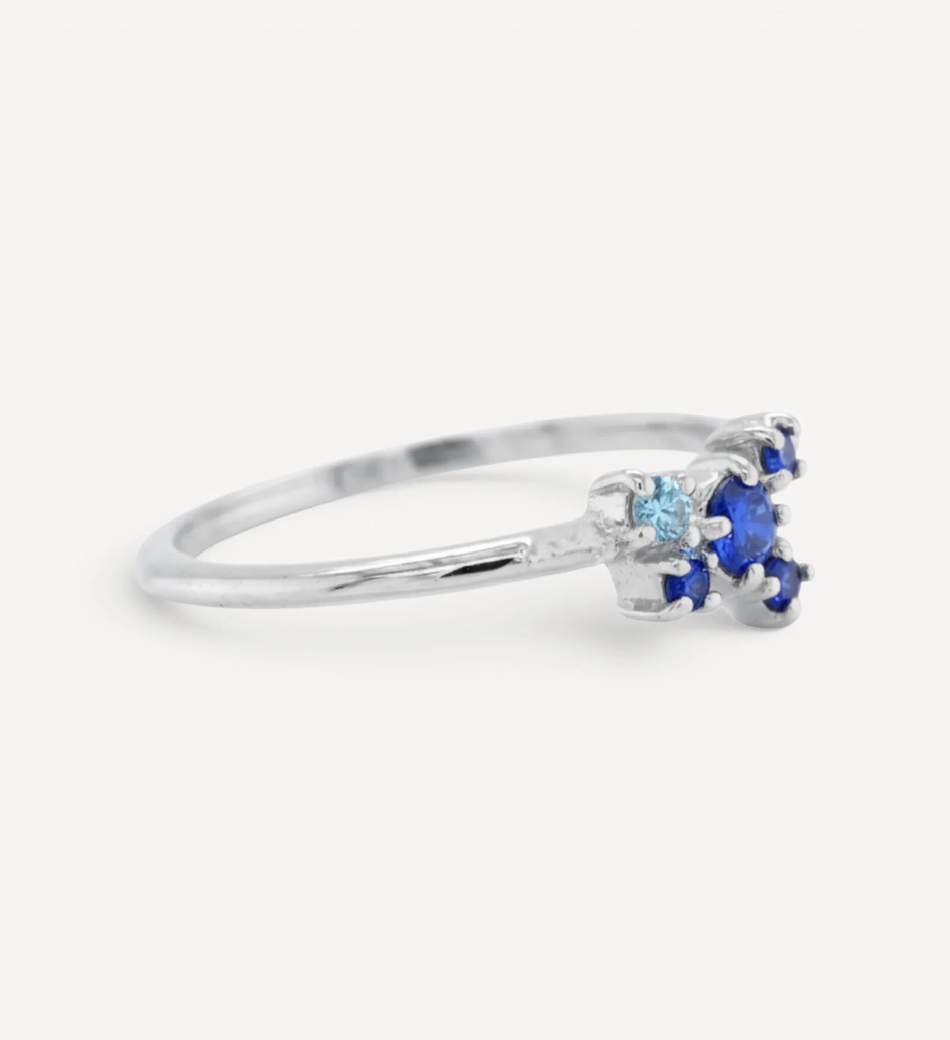 Dela Cluster ring | sapphire - Image 5
