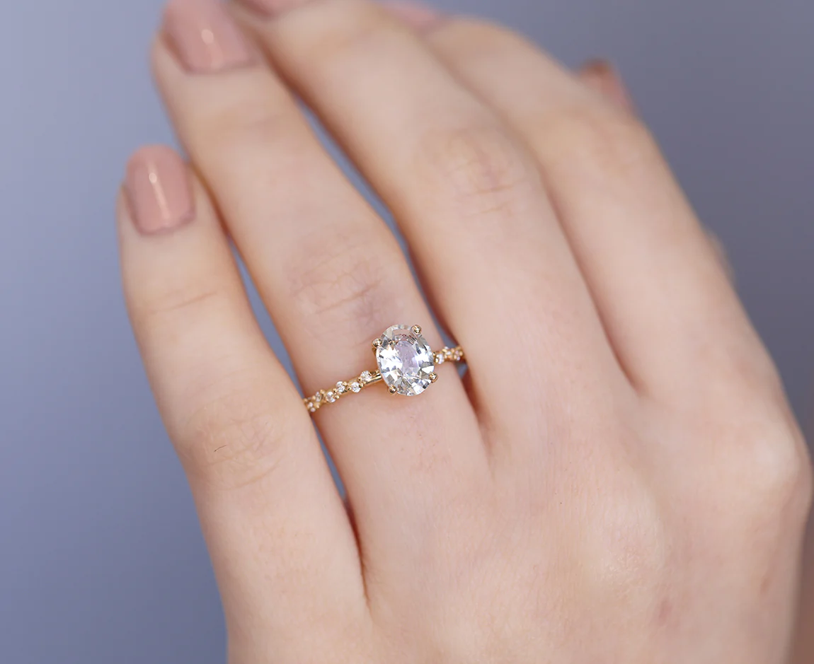 Eden | sapphire & diamonds - Image 3