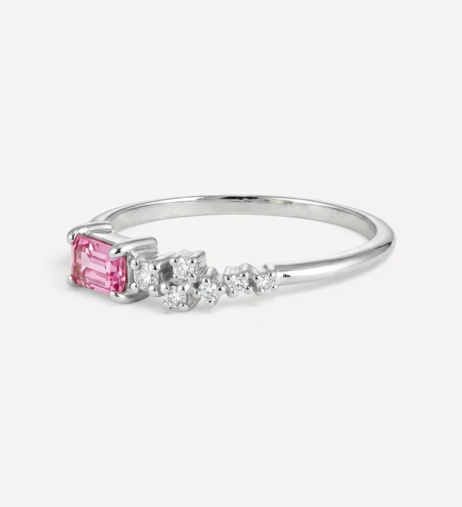 Efina ring | pink sapphire - Image 7