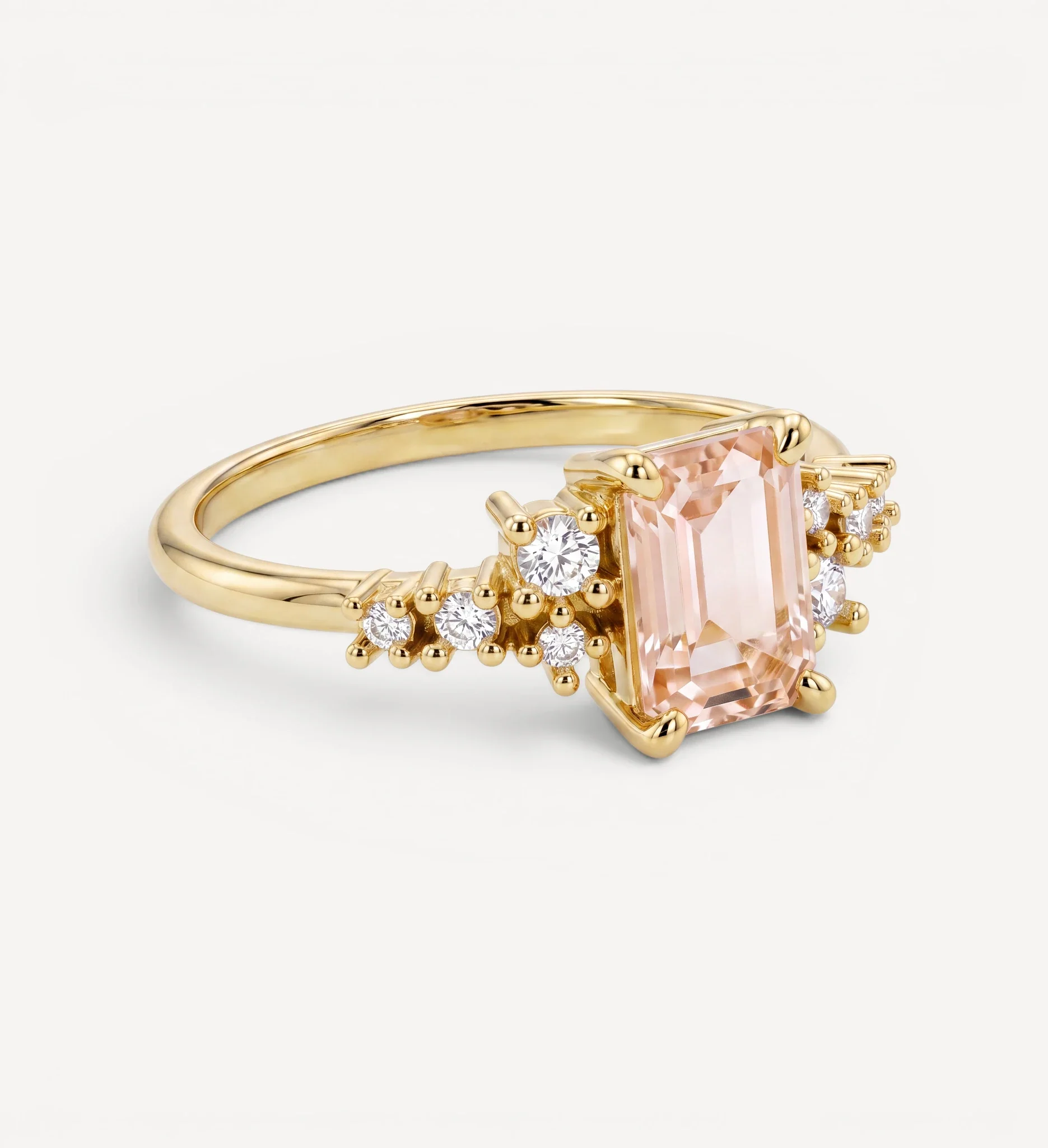 Elise | morganite & diamonds - Image 3