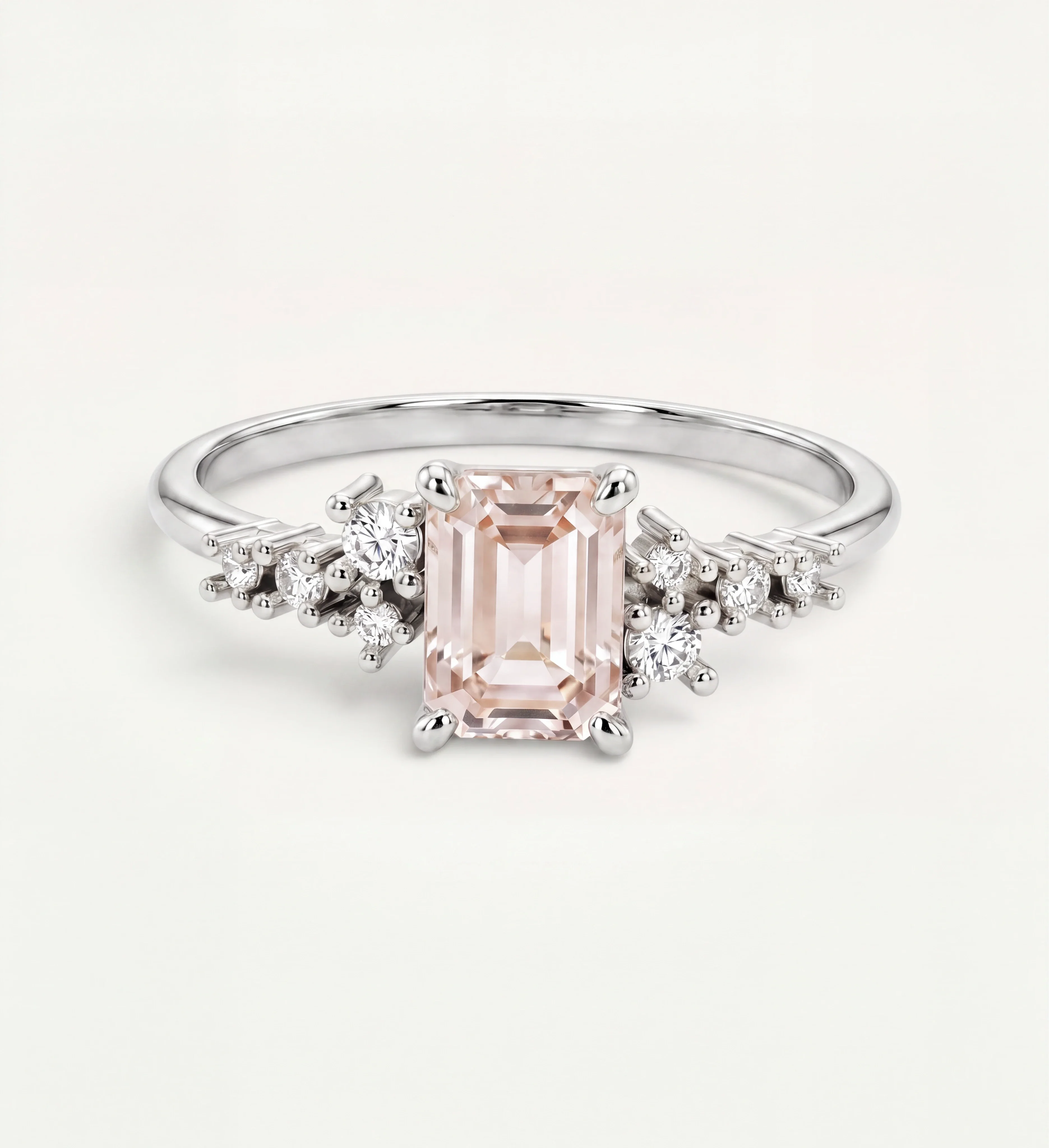 Elise | morganite & diamonds - Image 5