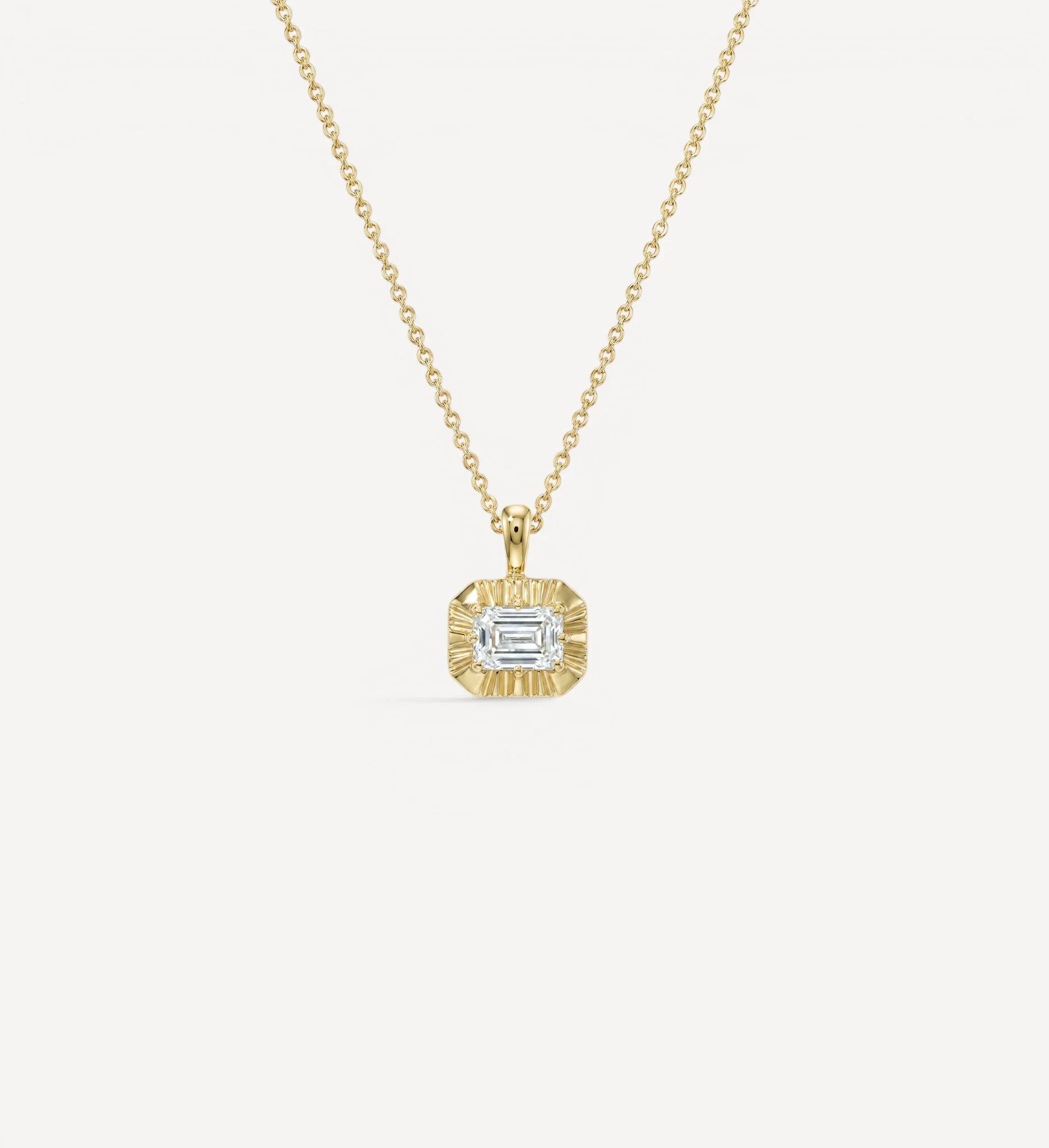 Margot Necklace | Emerald Diamond
