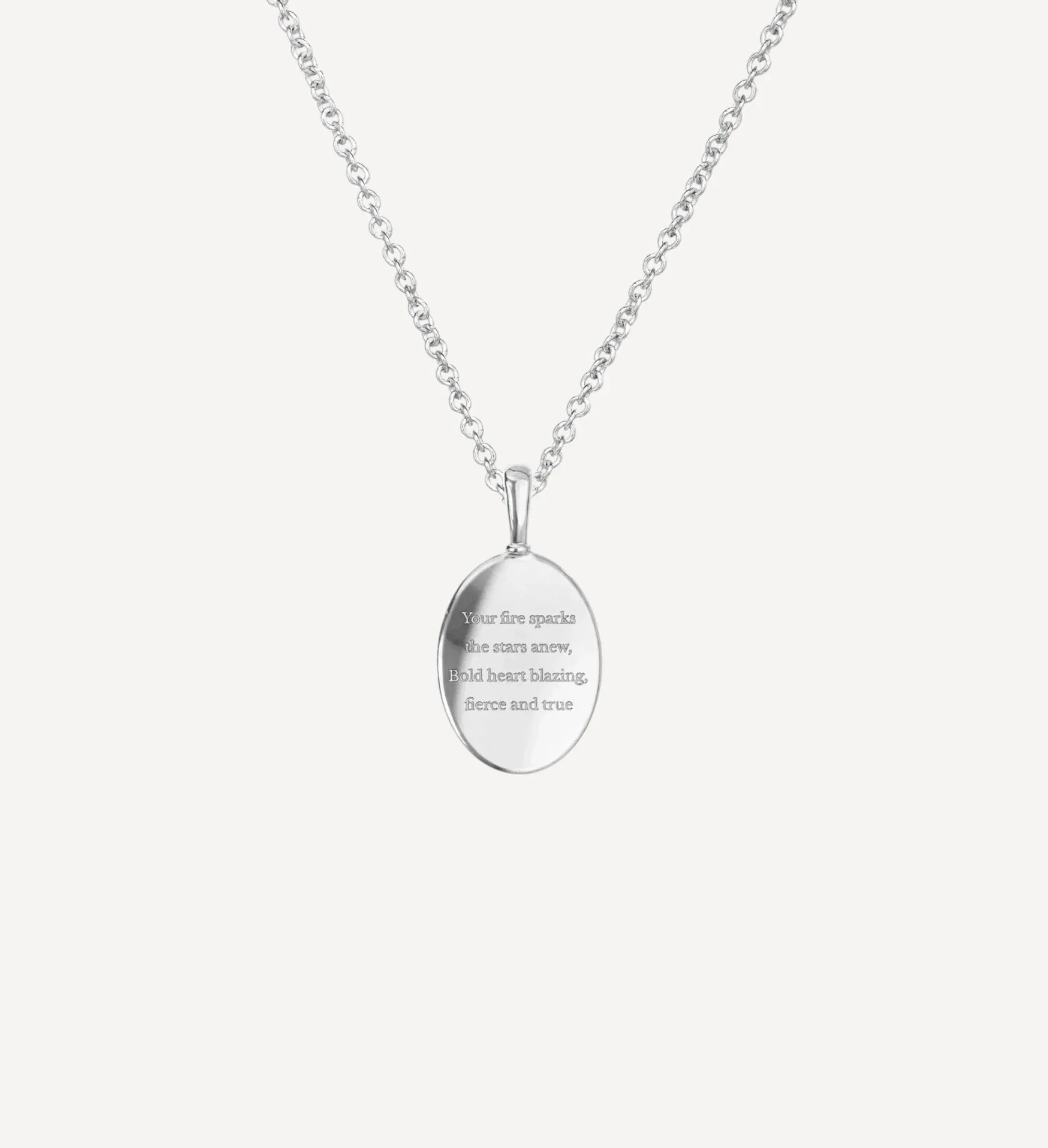 Zodiac Poem Necklace | Oval - Image 10