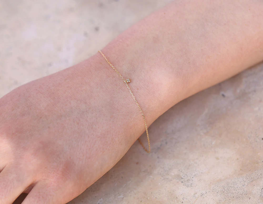 Faye Bracelet | white diamond - Image 3