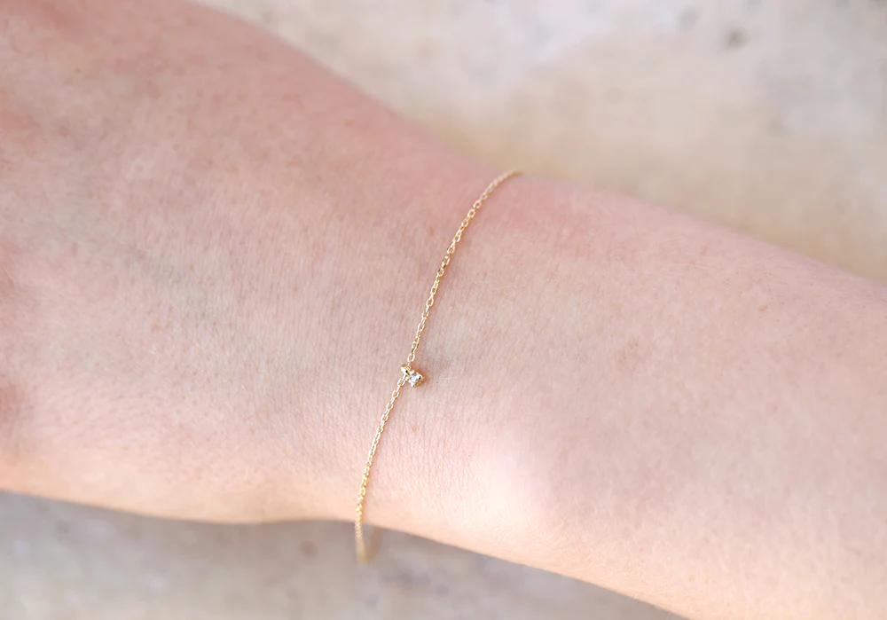 Faye Bracelet | white diamond - Image 4