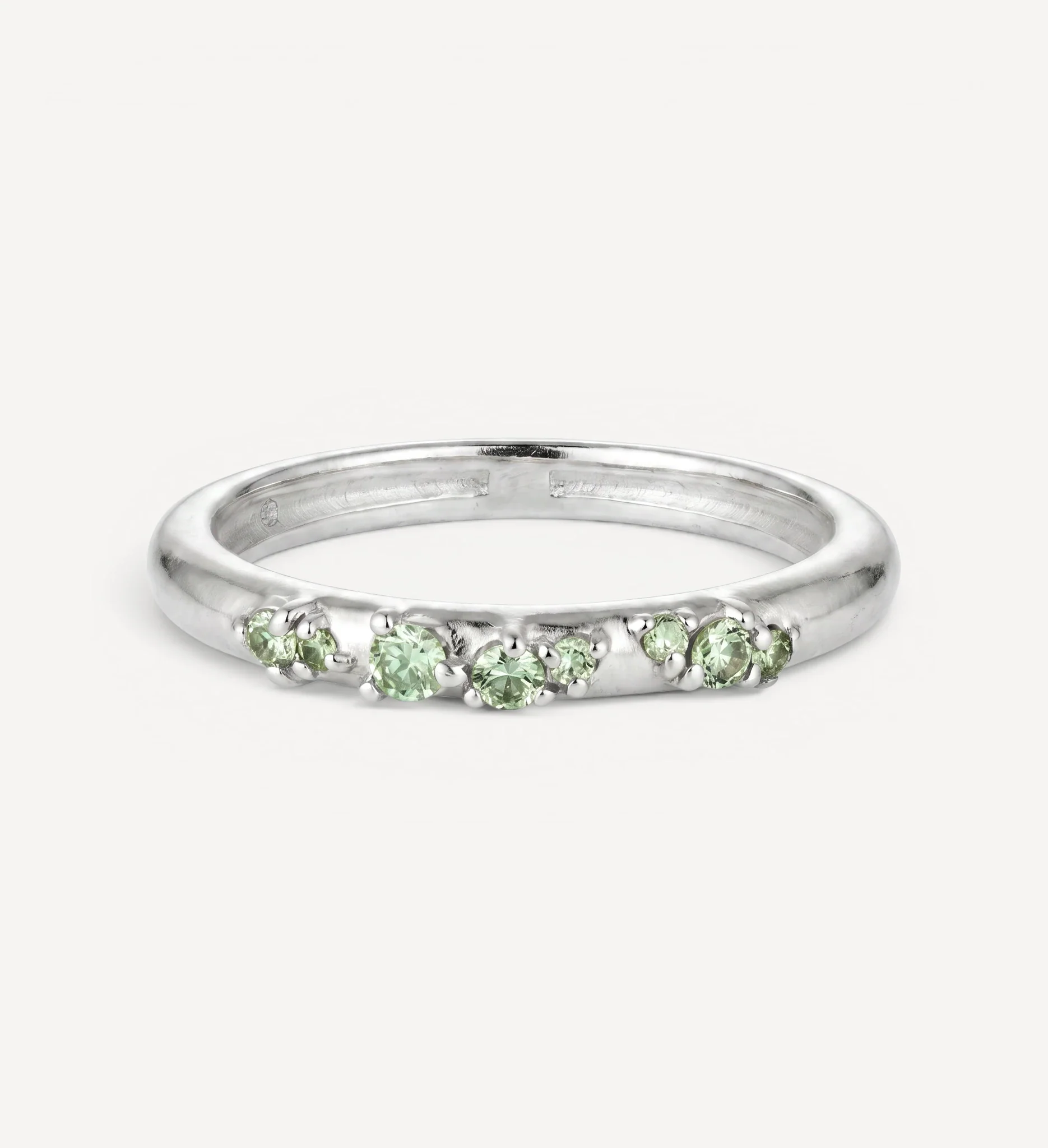 Fleur Ring | green diamonds - Image 6