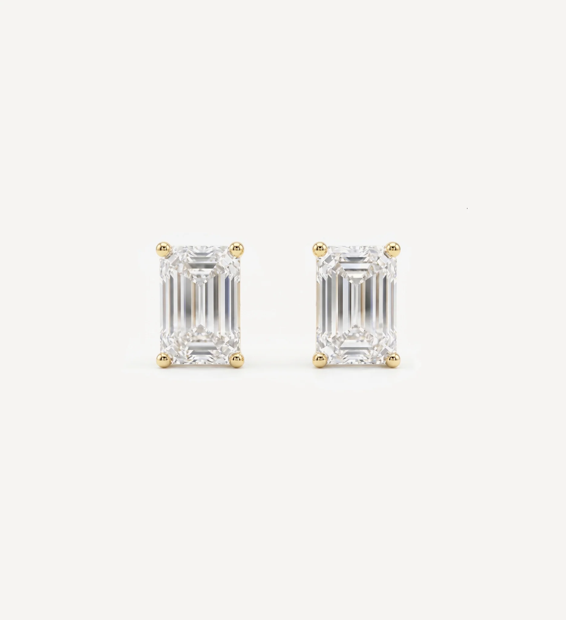 Grace Diamond Studs | Emerald