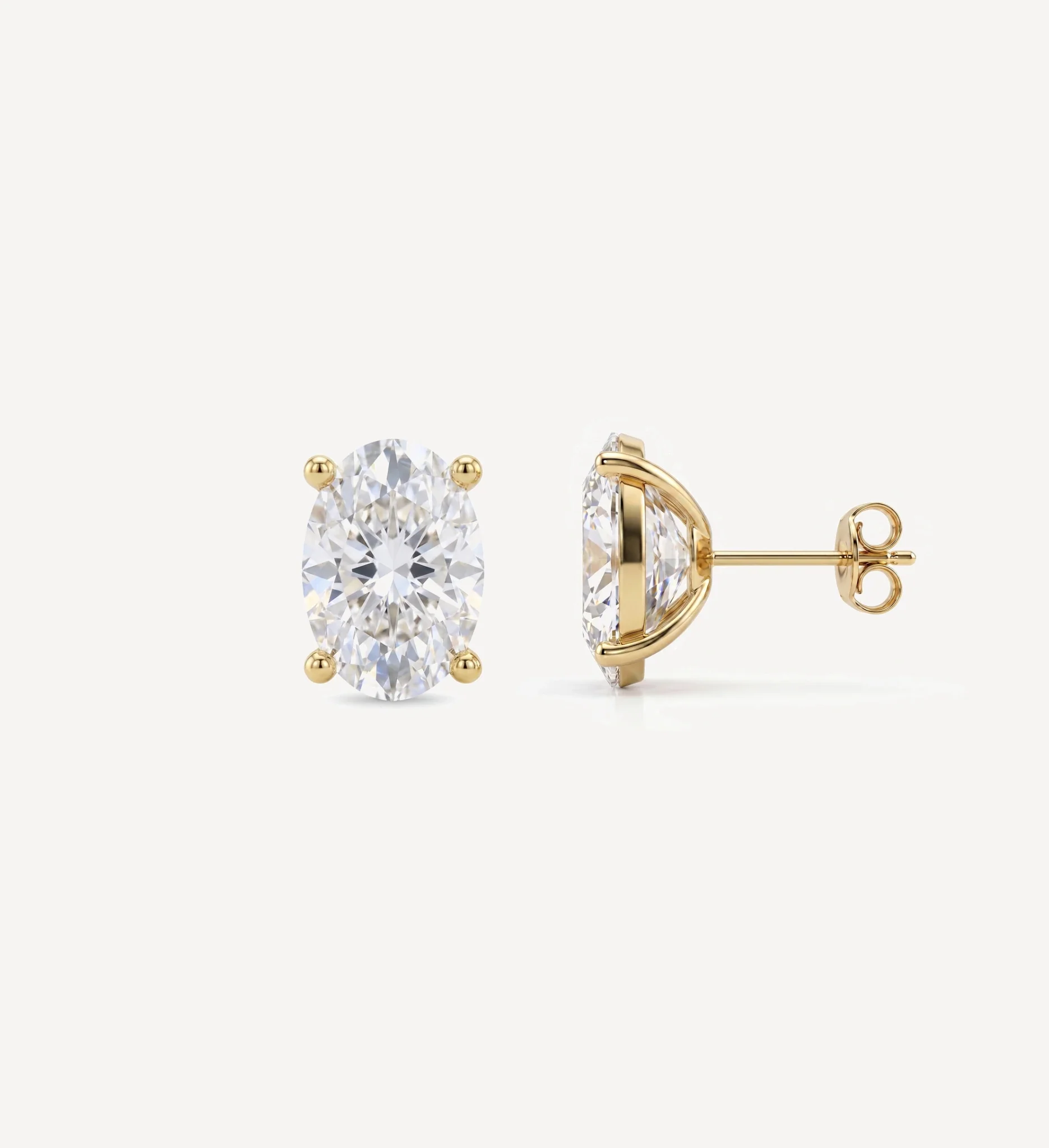 Grace Diamond Studs | Oval - Image 4