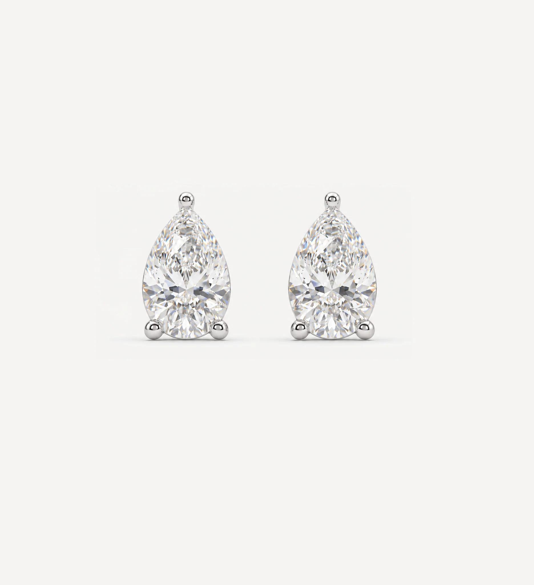 Grace Diamond Studs | Pear - Image 3