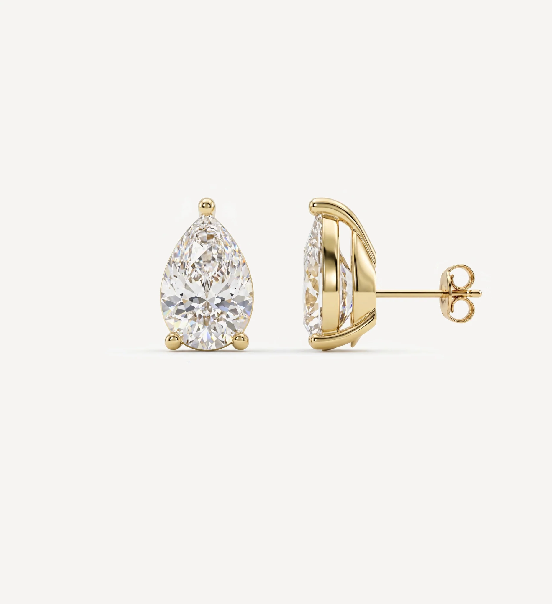 Grace Diamond Studs | Pear - Image 4