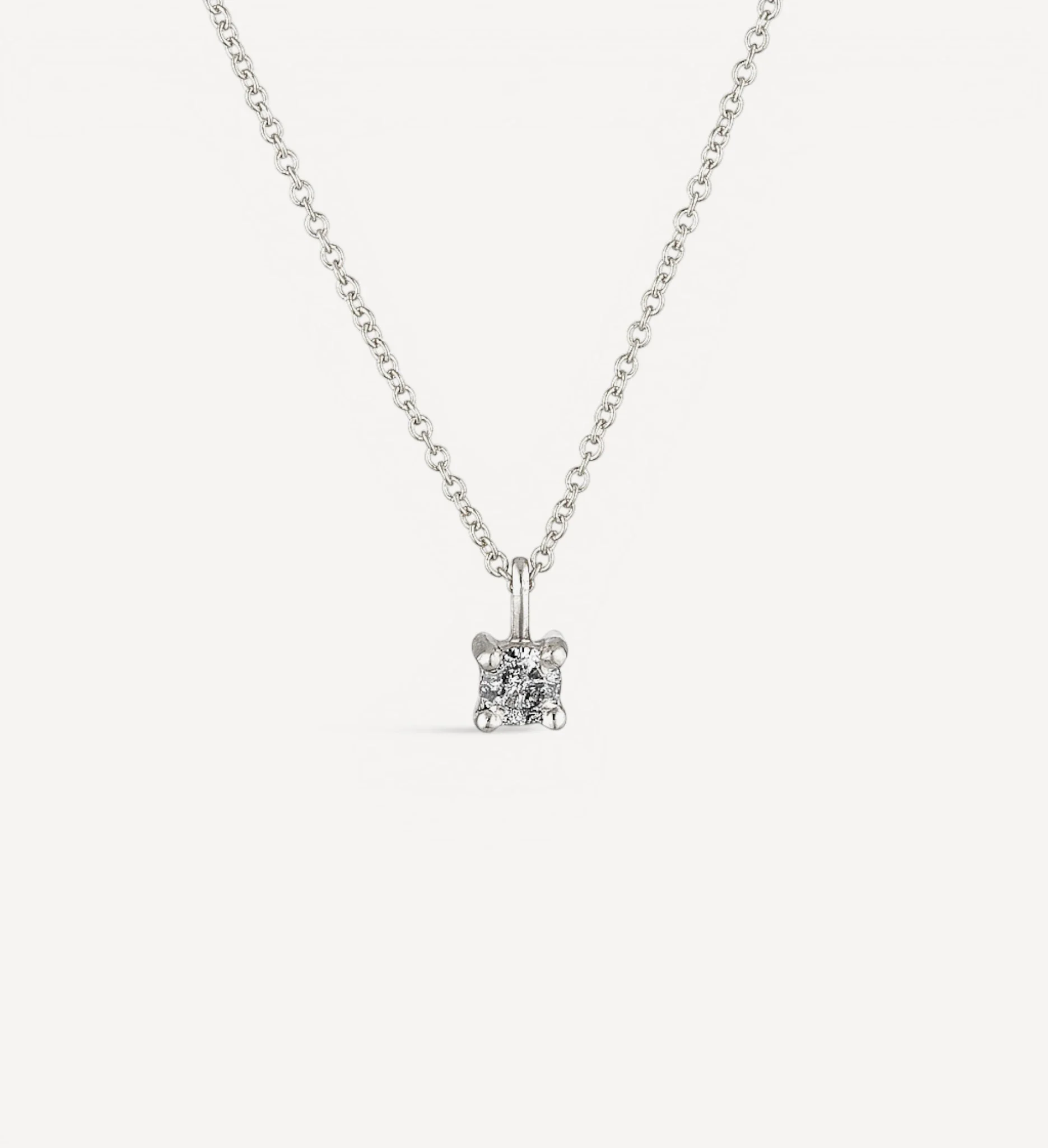 Imogen necklace | Salt & Pepper diamond - Image 3