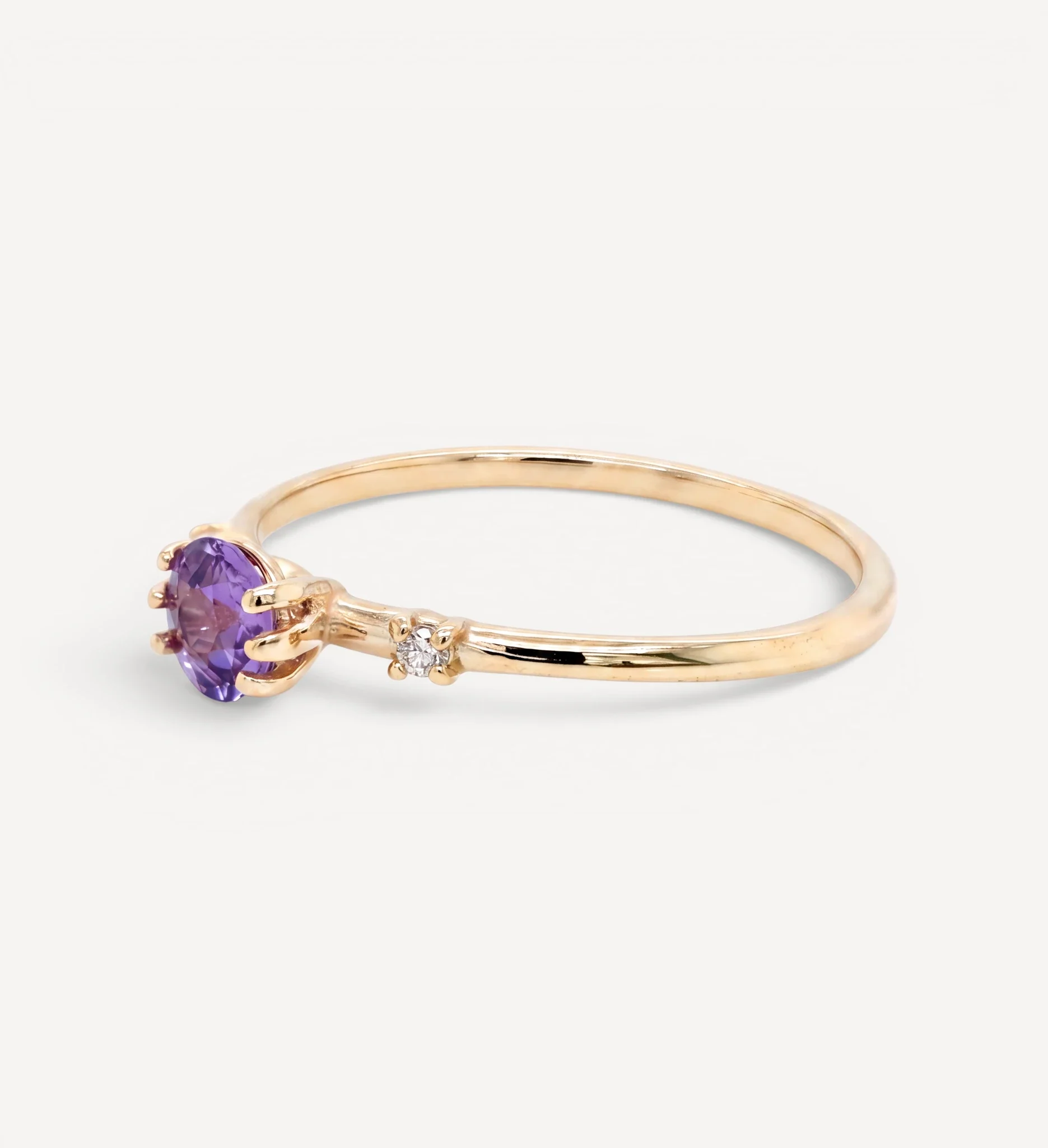 Lana | purple sapphire & diamonds - Image 4
