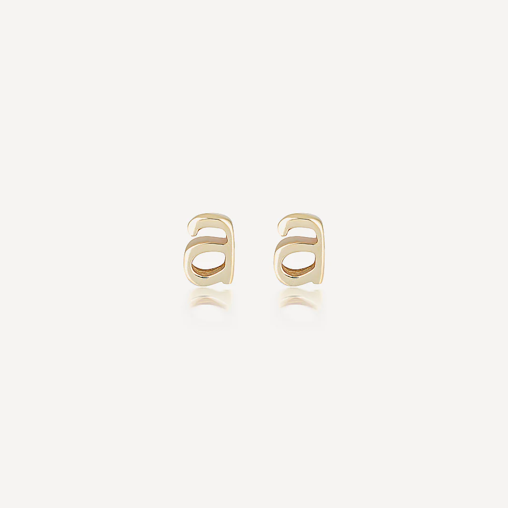 Letter studs