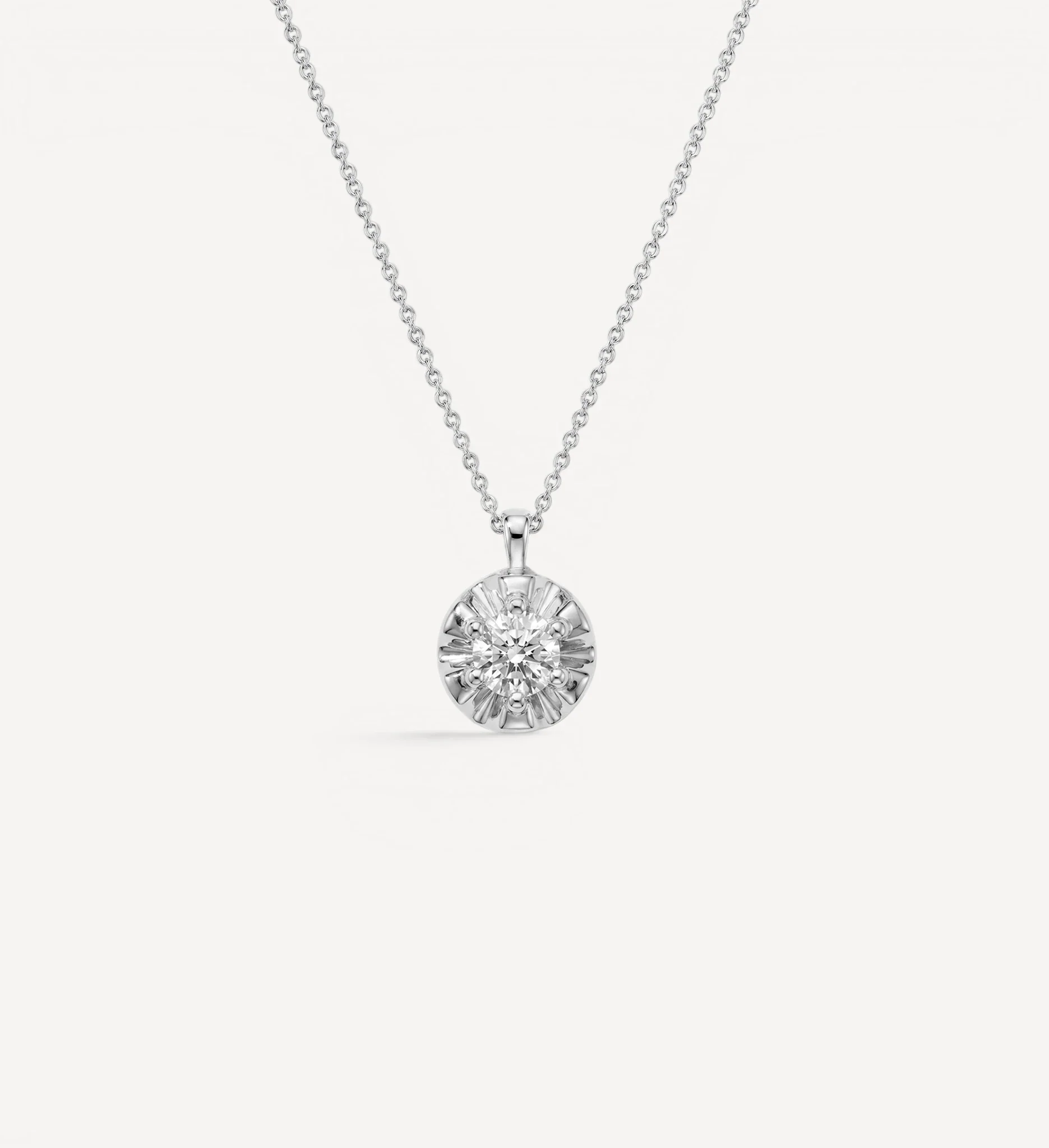 Margot Necklace | Round Diamond - Image 2