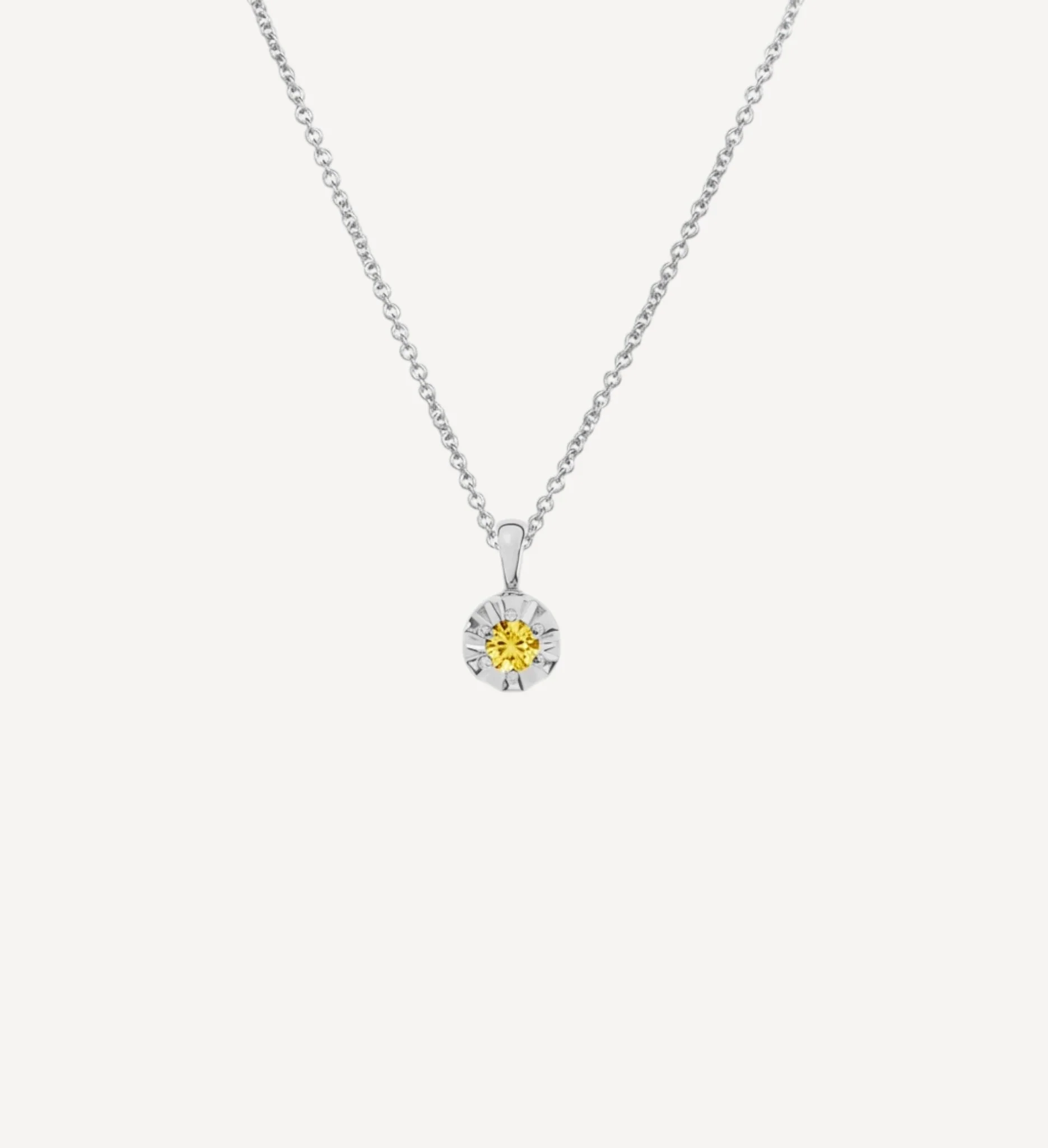 Margot Necklace | Petite Round Birthstone - Image 10