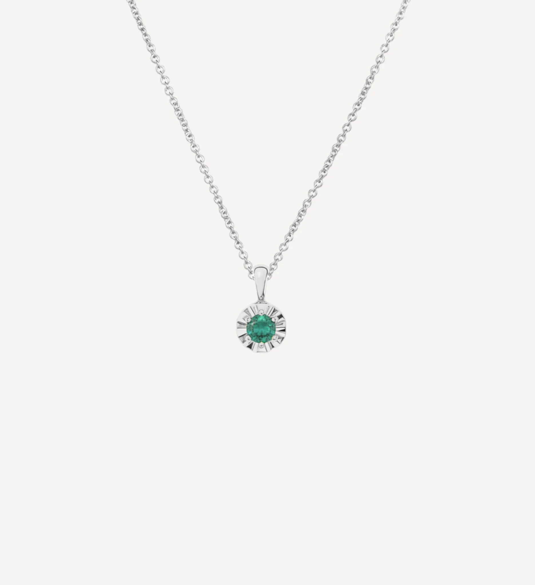 Margot Necklace | Petite Round Birthstone - Image 14