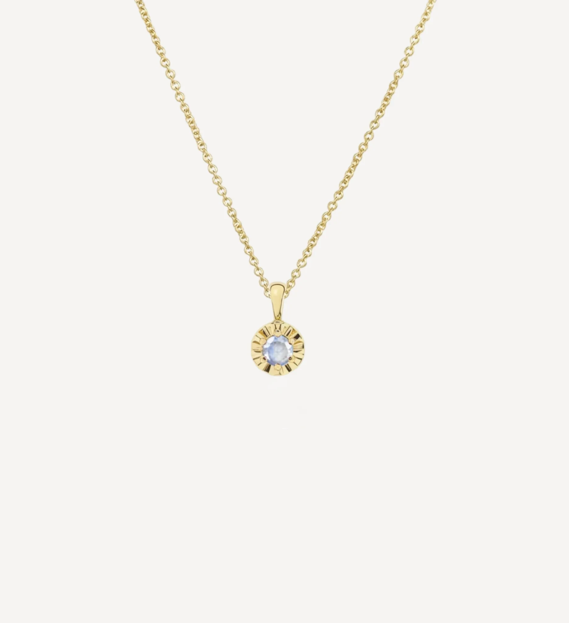 Margot Necklace | Petite Round Birthstone - Image 17