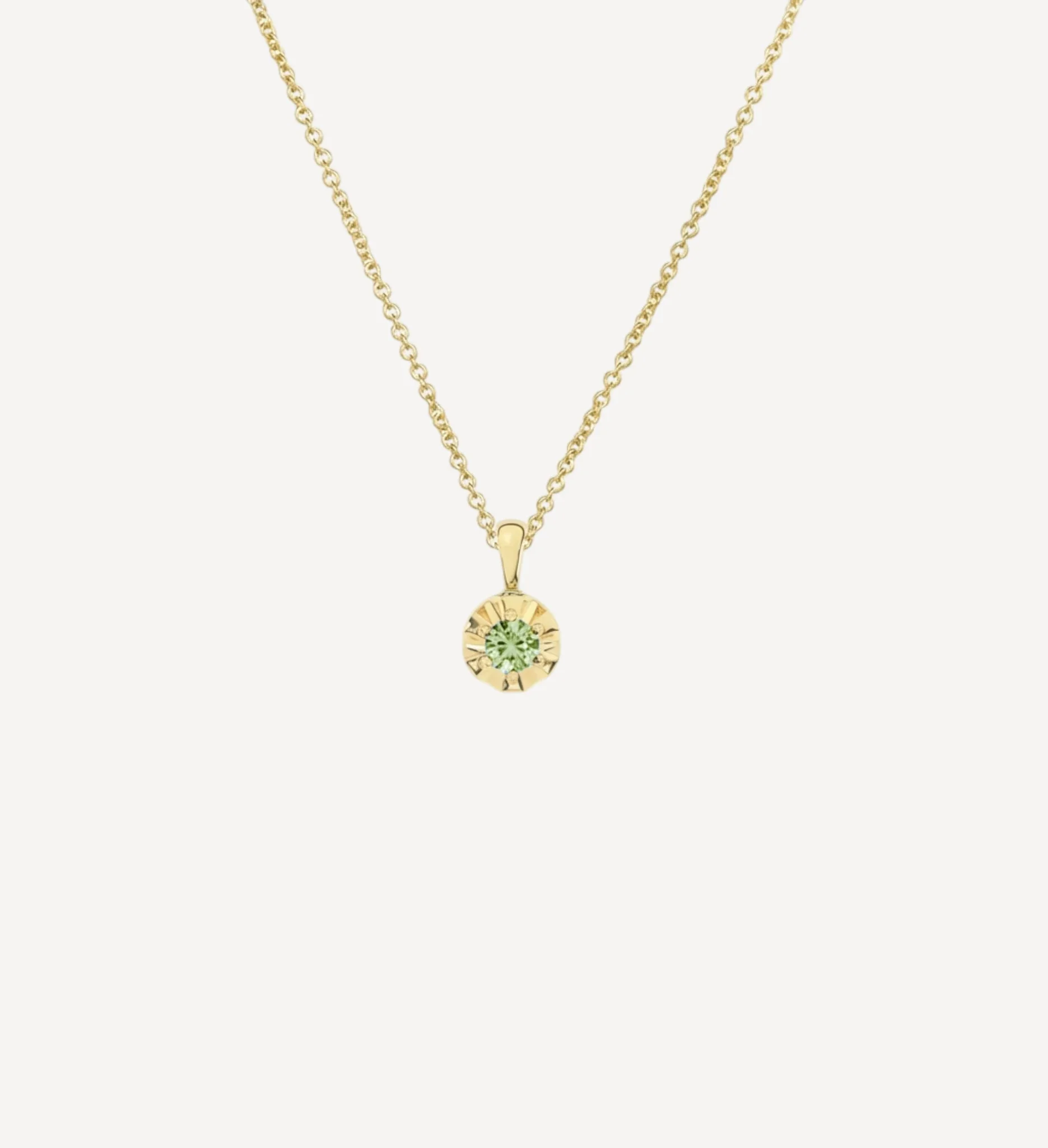 Margot Necklace | Petite Round Birthstone - Image 19