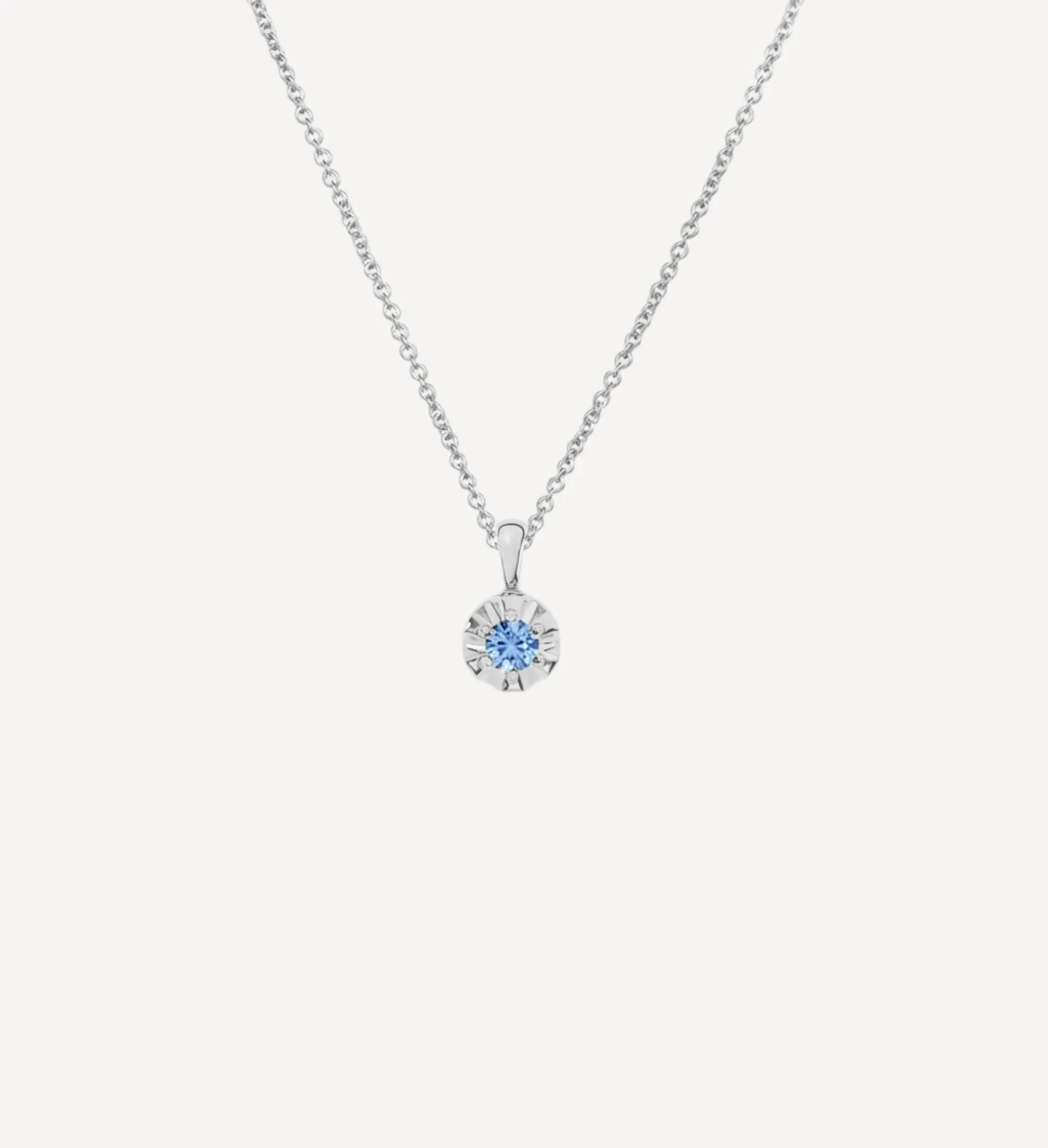 Margot Necklace | Petite Round Birthstone - Image 24