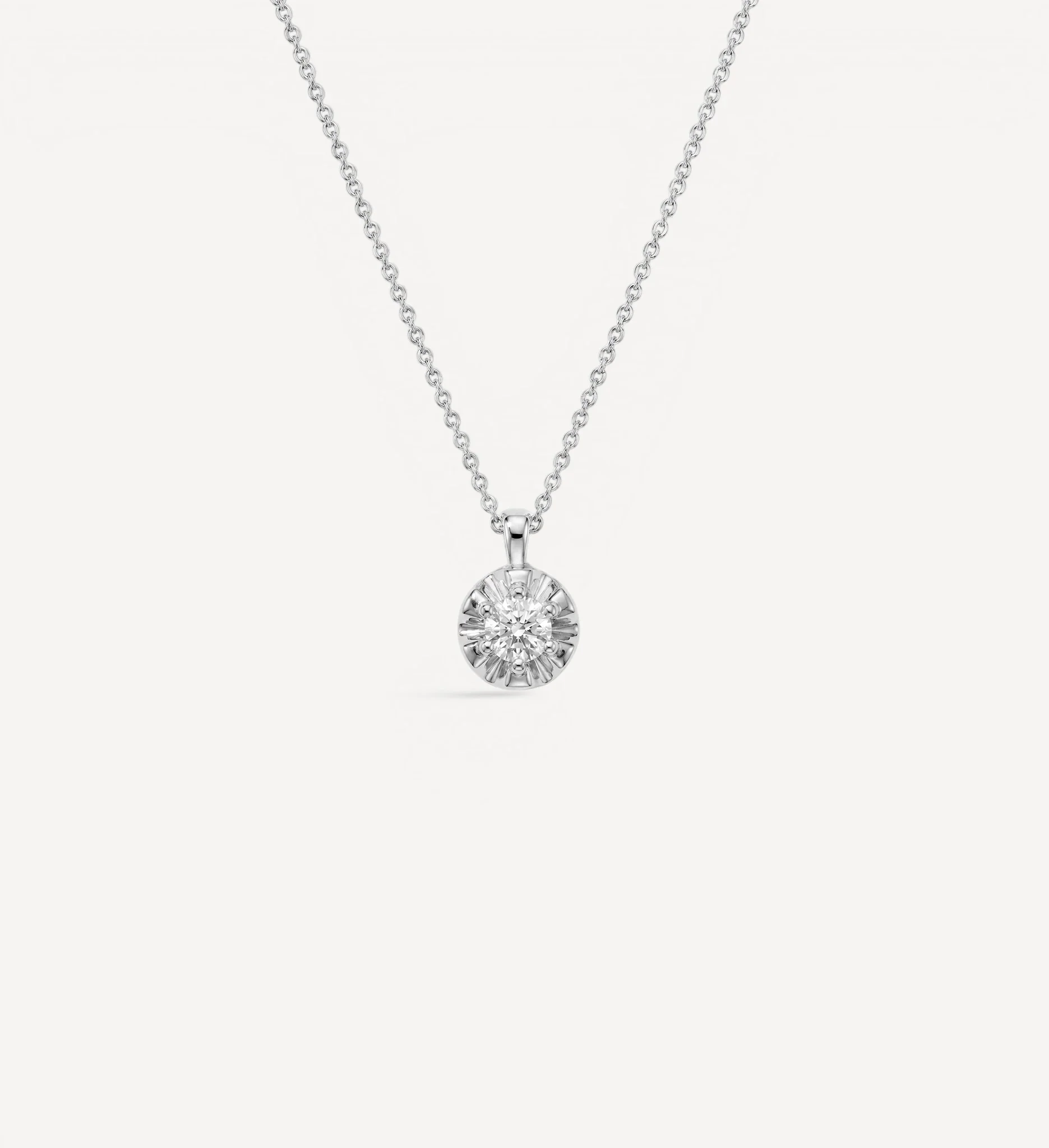 Margot Necklace | Petite Round Birthstone - Image 3