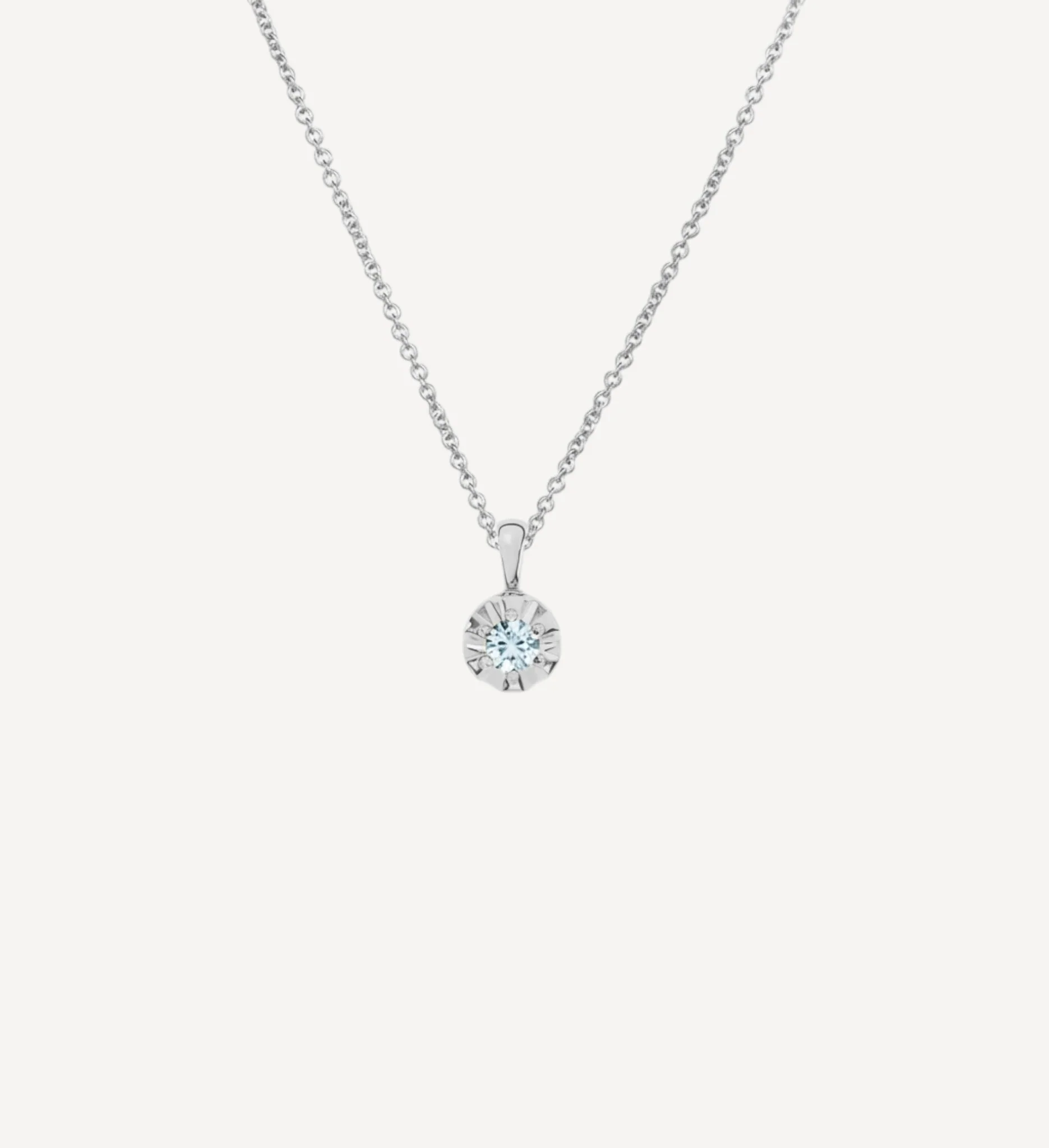 Margot Necklace | Petite Round Birthstone - Image 6