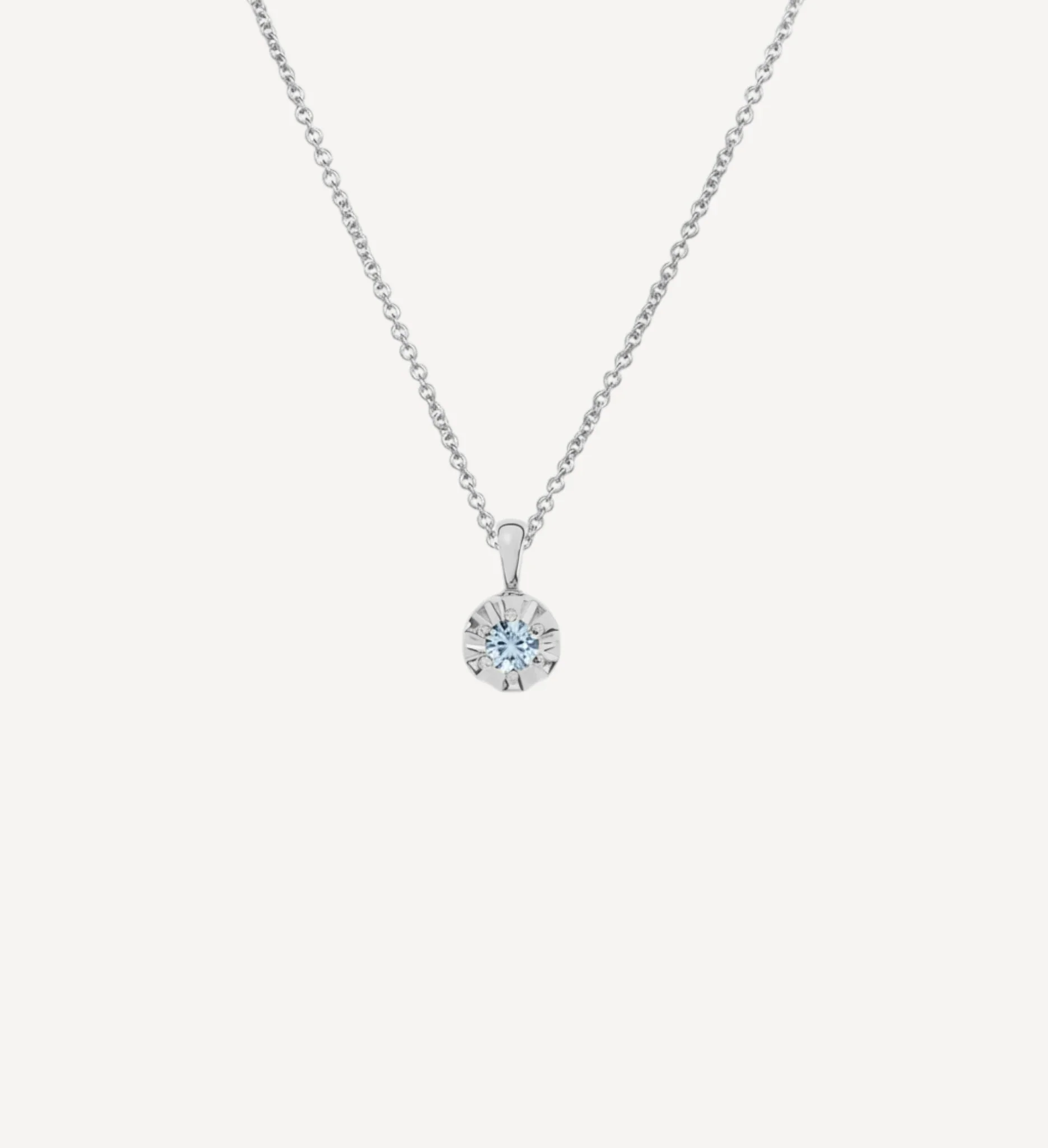 Margot Necklace | Petite Round Birthstone - Image 8
