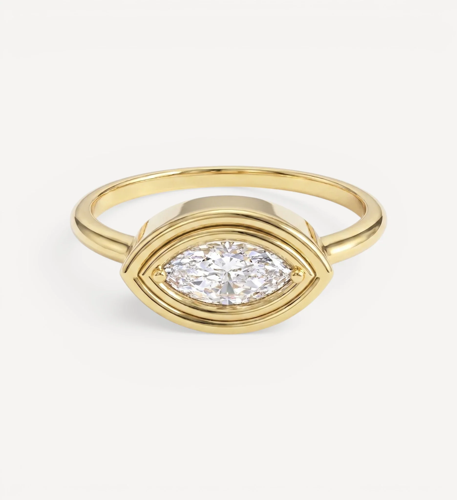 Flow Ring | Marquise Diamond