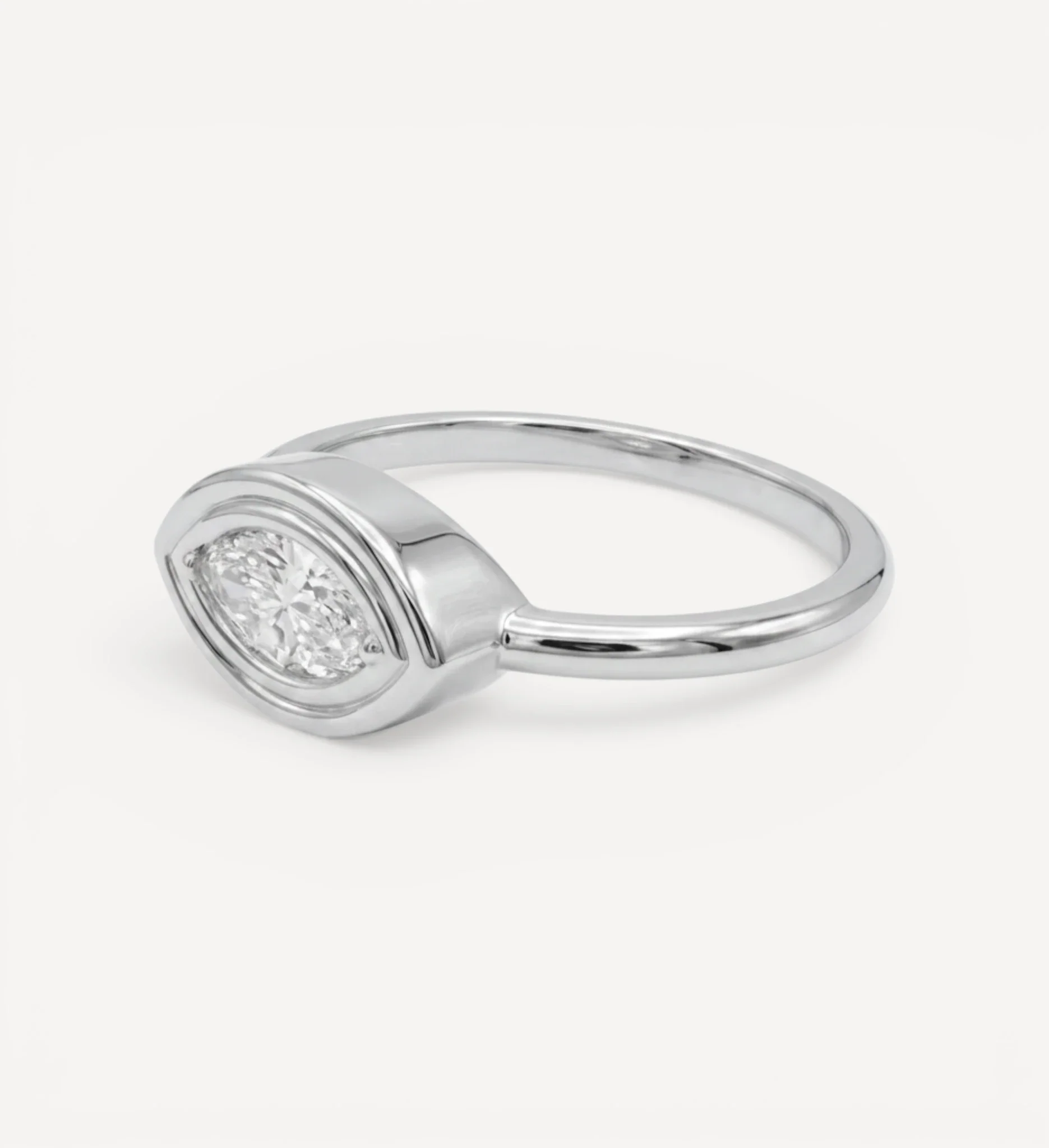 Flow Ring | Marquise Diamond - Image 5