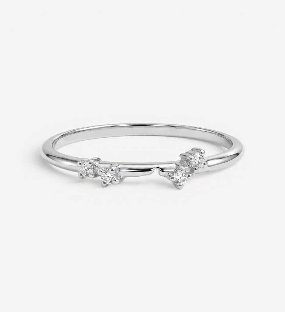 Entwine Ring Set | White diamonds - Image 12