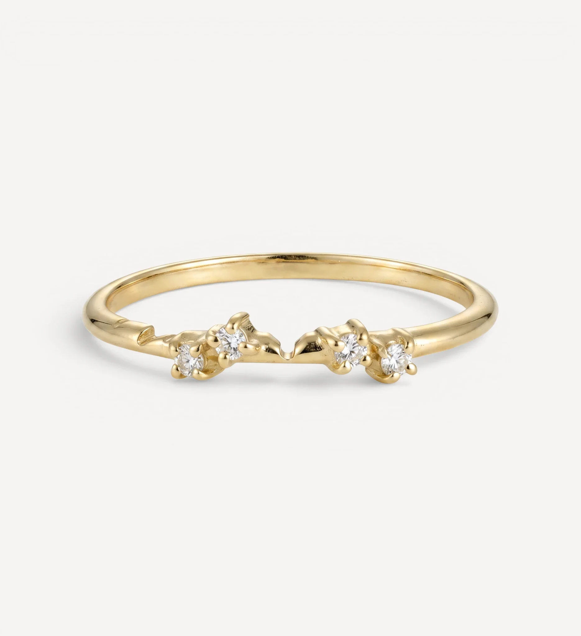 Entwine Ring Set | White diamonds - Image 7