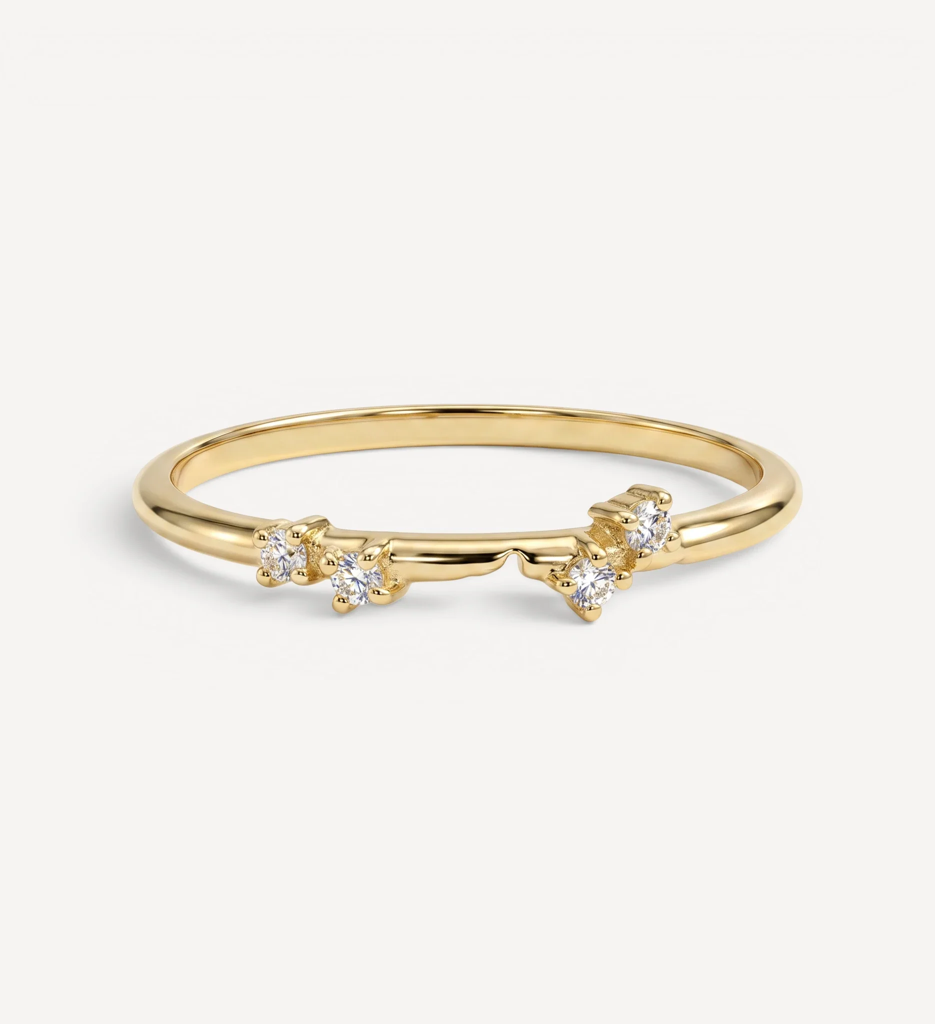 Entwine Ring Set | White diamonds - Image 8