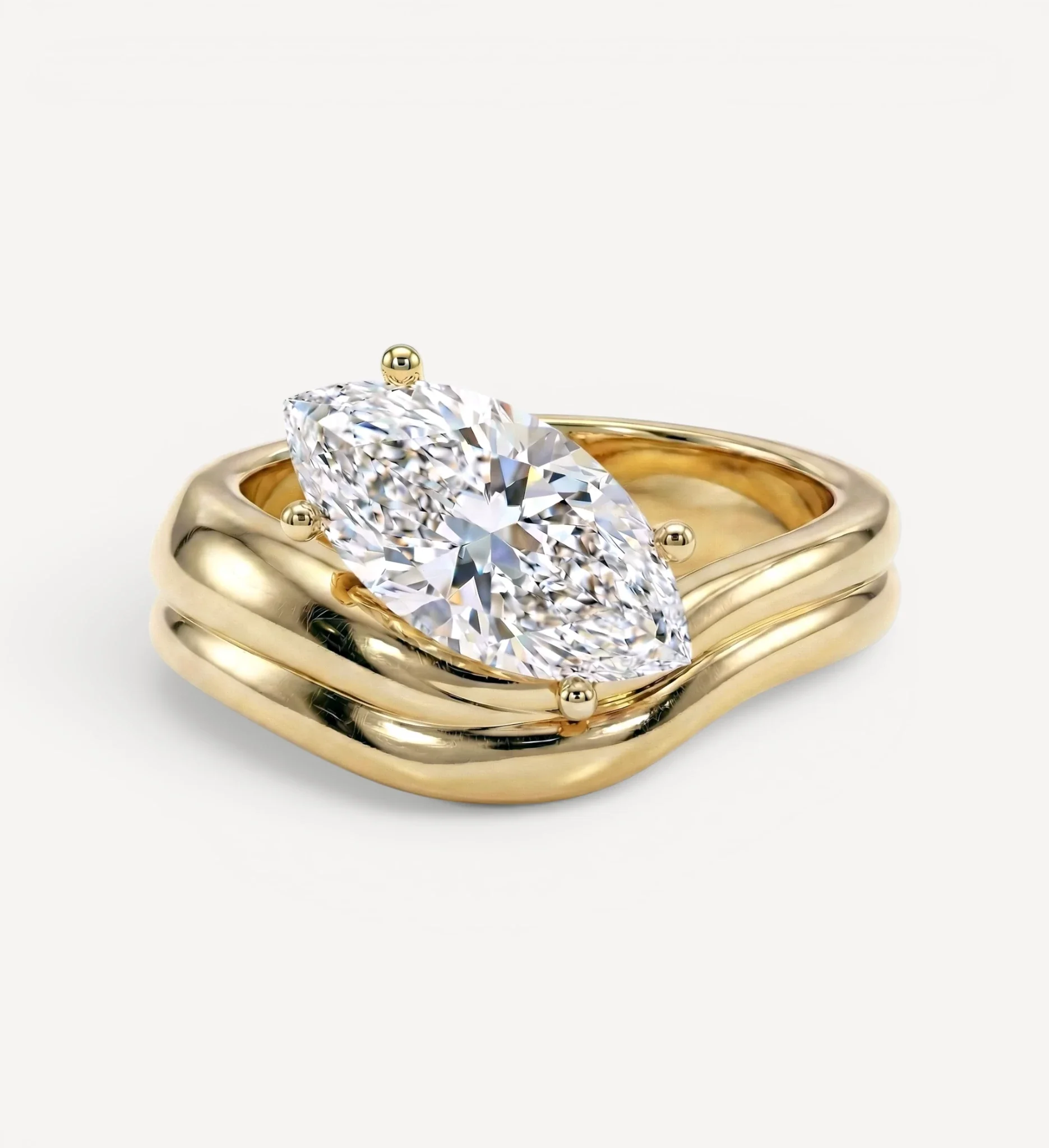Millicent Ring | Marquise Diamond