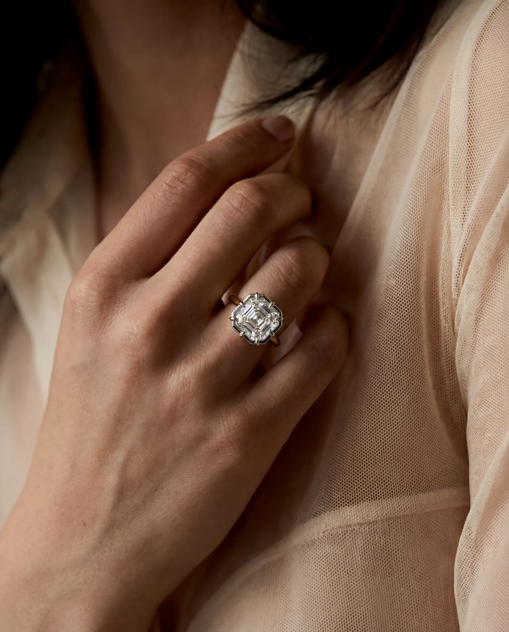 Minerva Solitaire | Asscher Diamond - Image 2