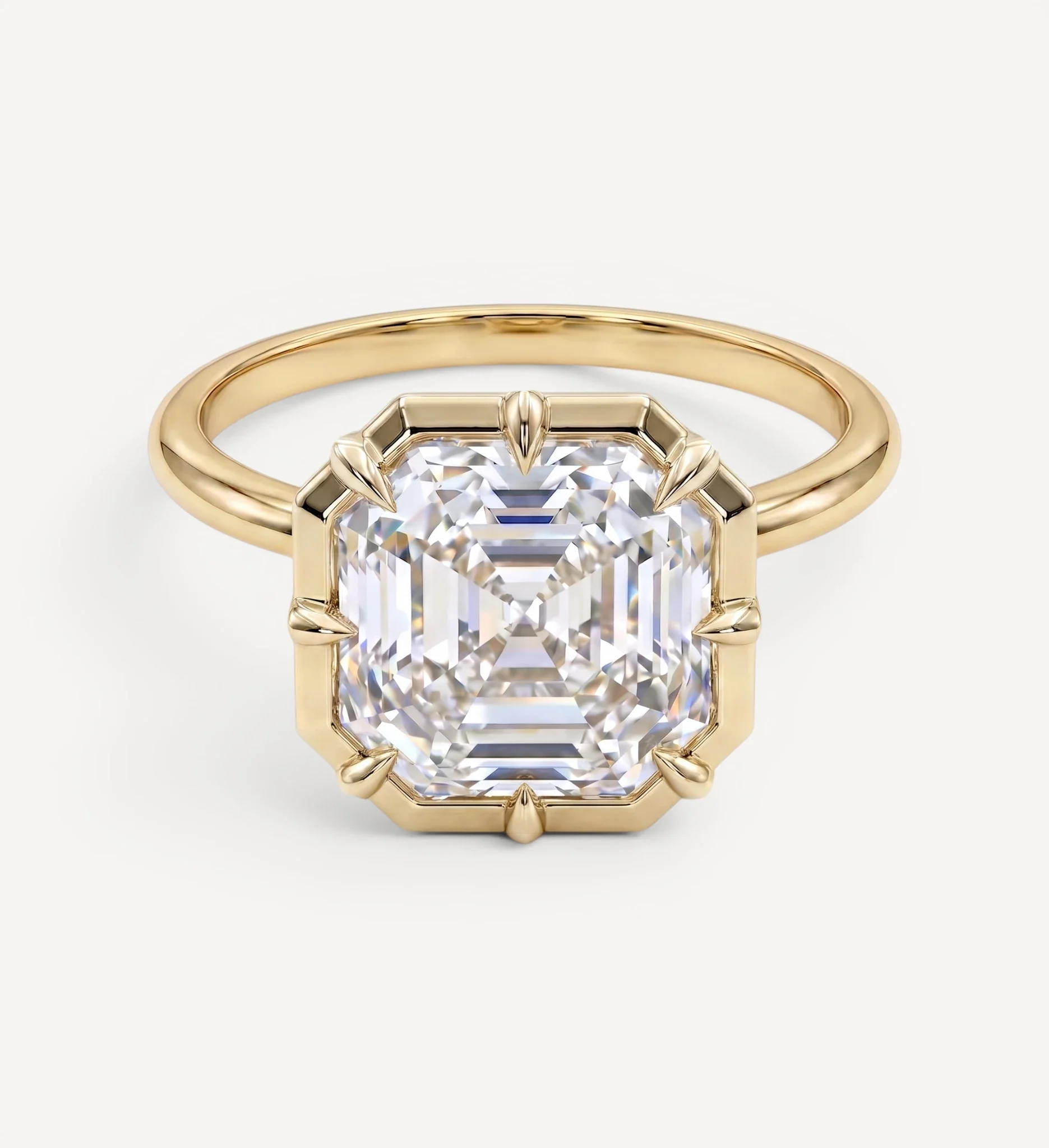 Minerva Solitaire | Asscher Diamond - Image 4