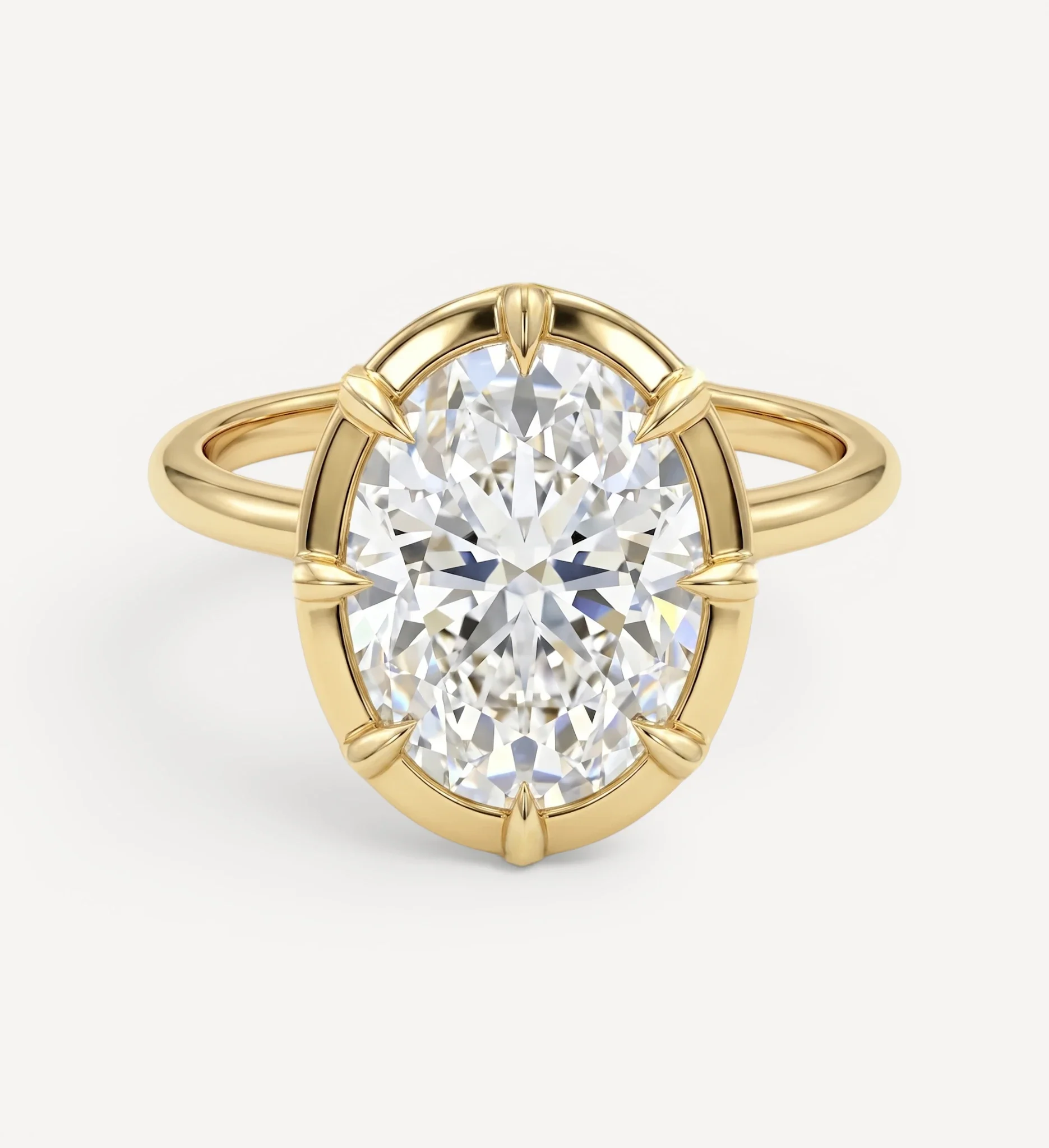 Minerva Solitaire | Oval